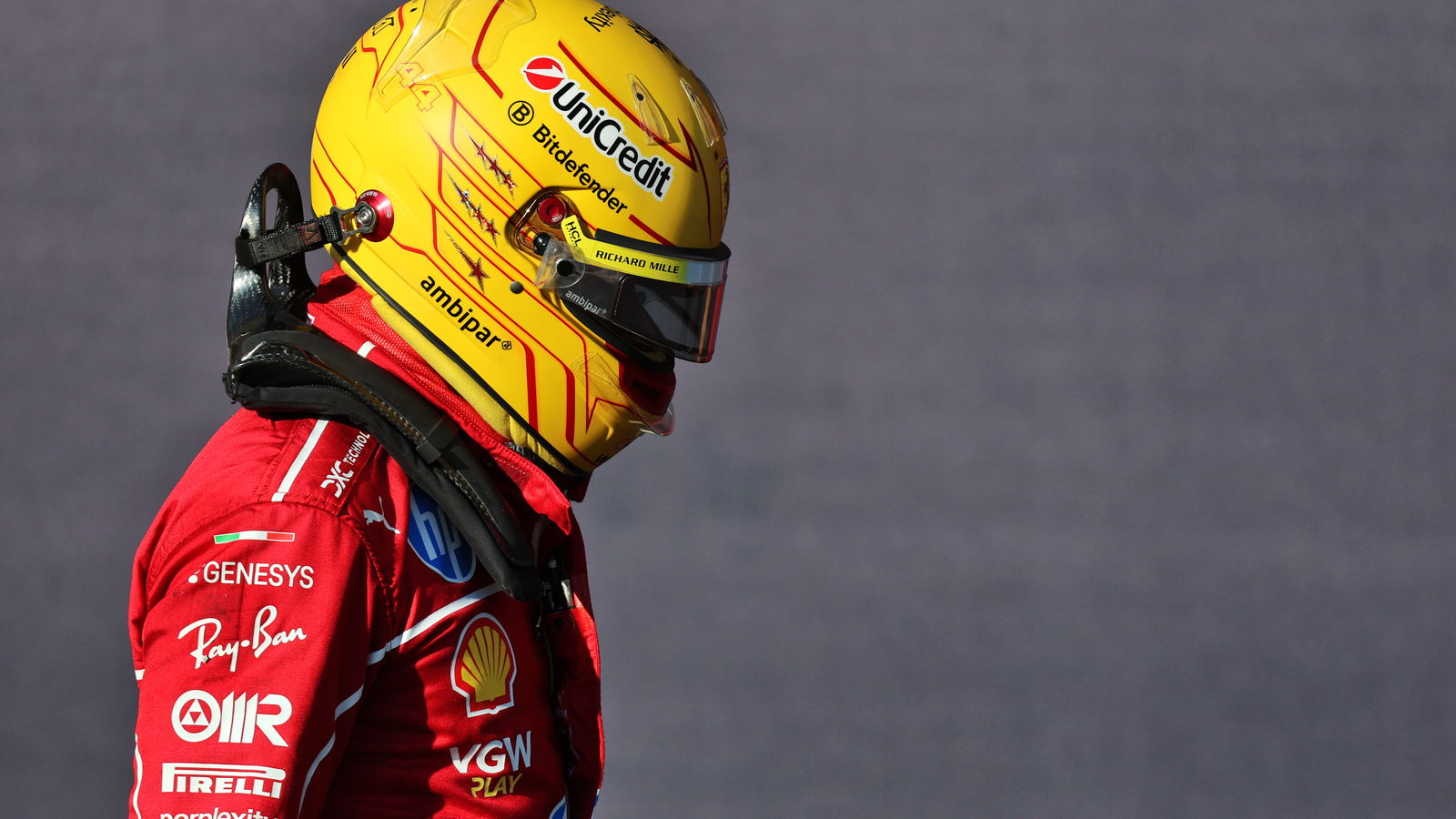 Hamilton outpaced Leclerc but had little to smile about