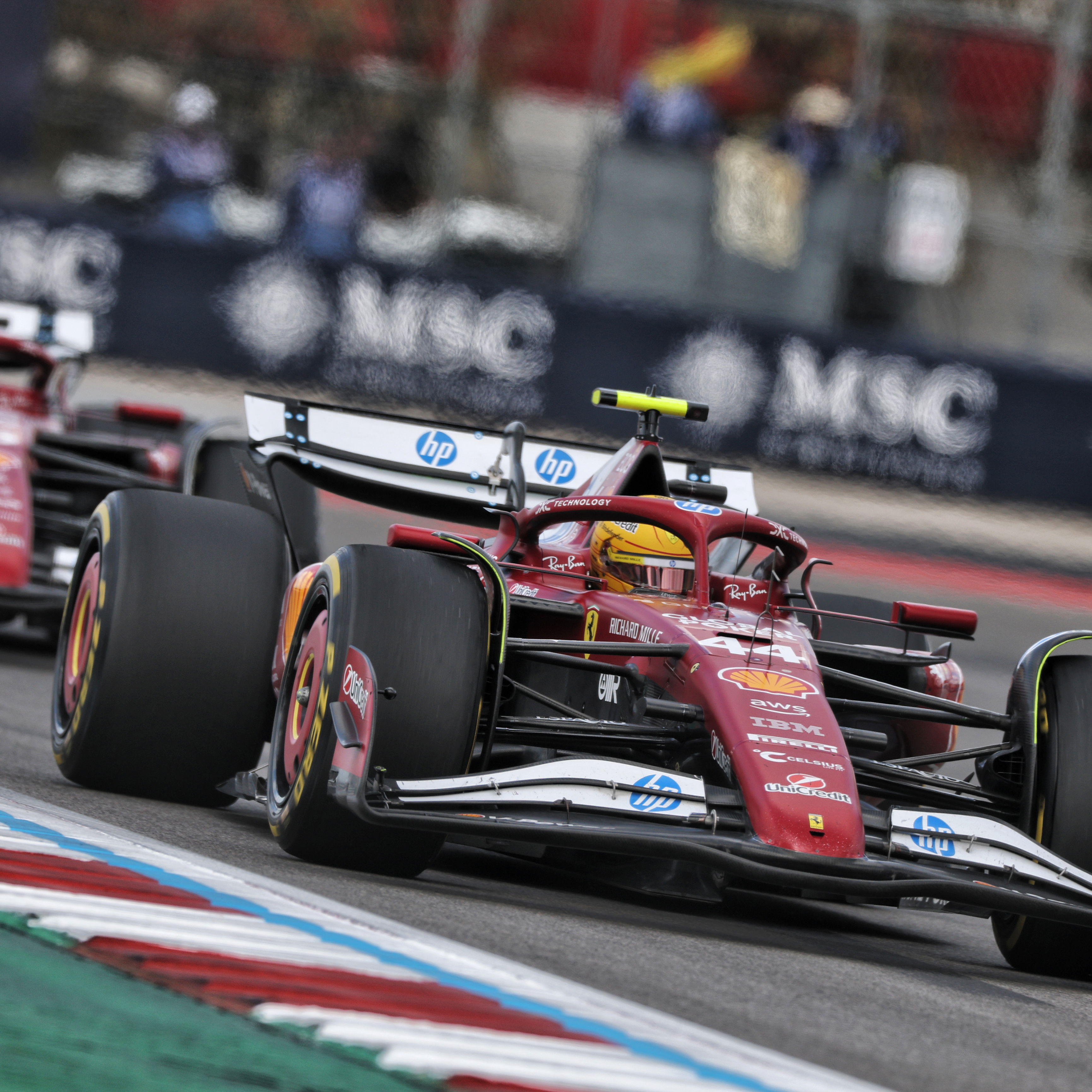 Lewis Hamilton and Charles Leclerc