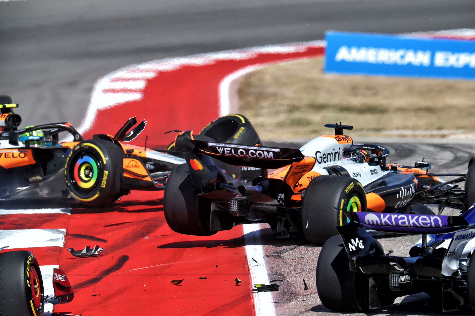 Piastri and Norris came to blows in the sprint 