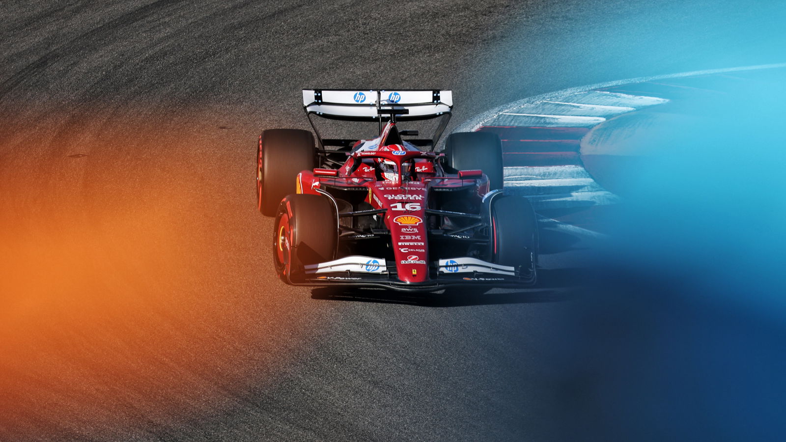 Leclerc and Hamilton qualified an improved third and fifth