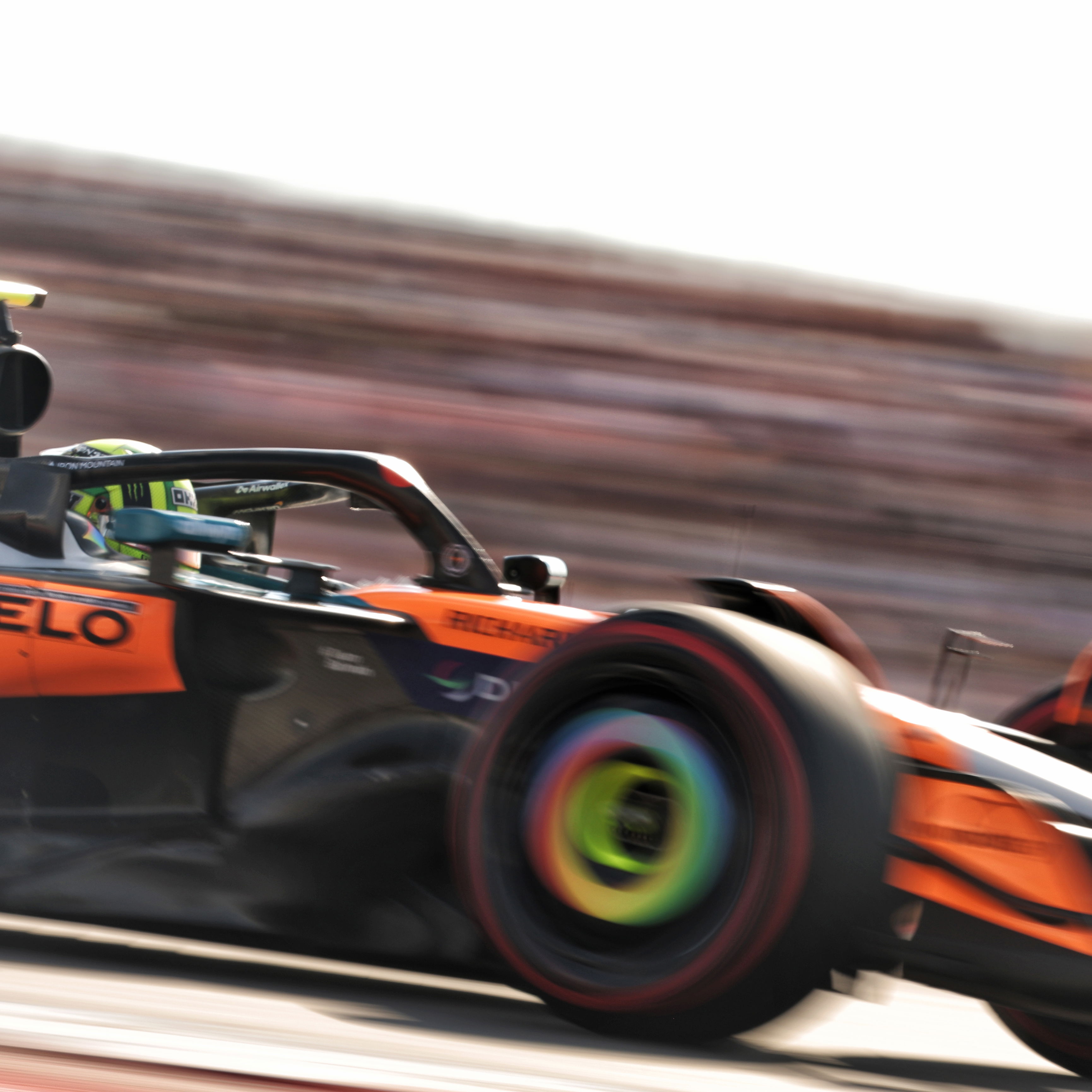 Norris branded his car "impossible to drive" 