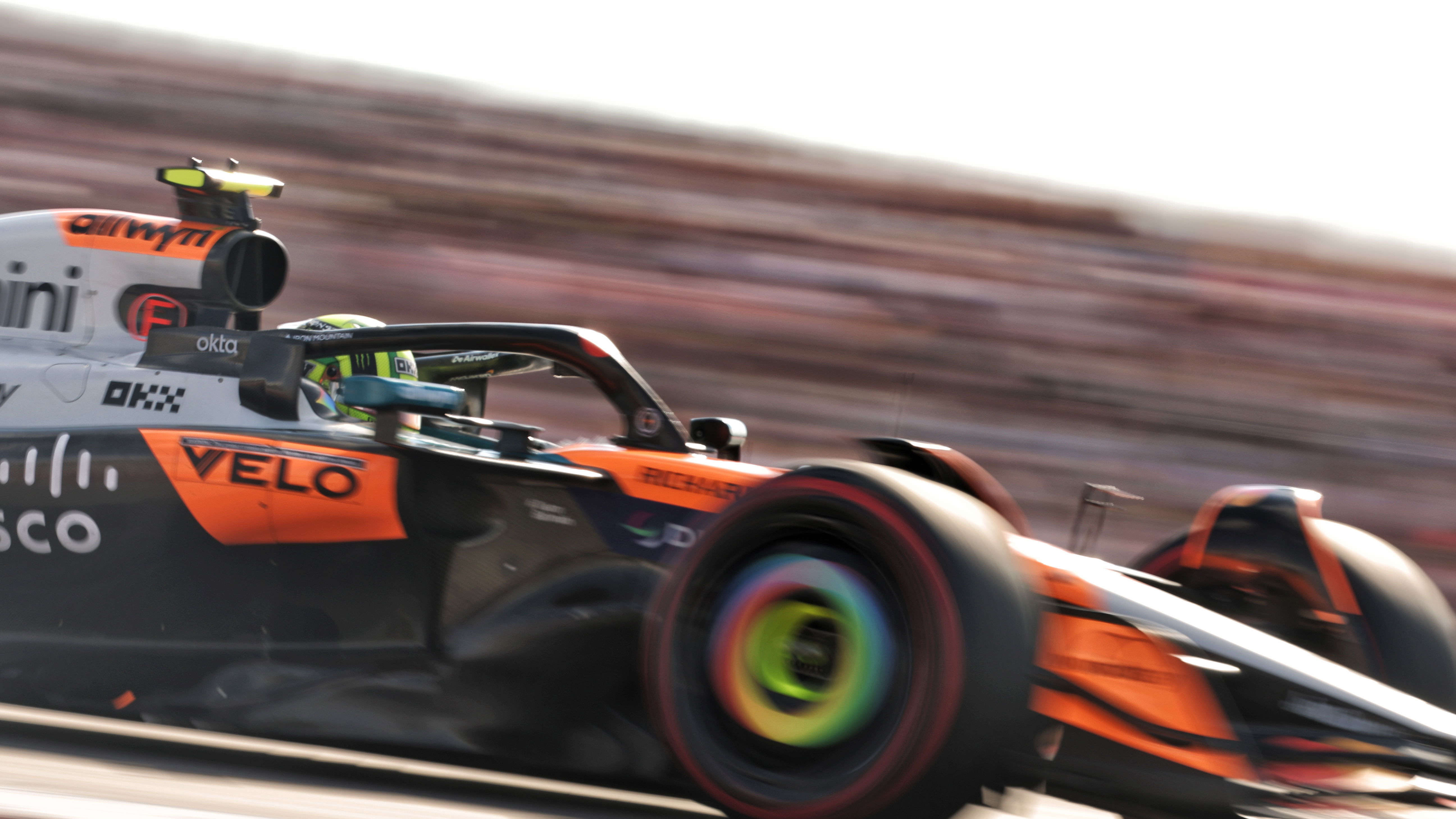 Norris branded his car "impossible to drive" 