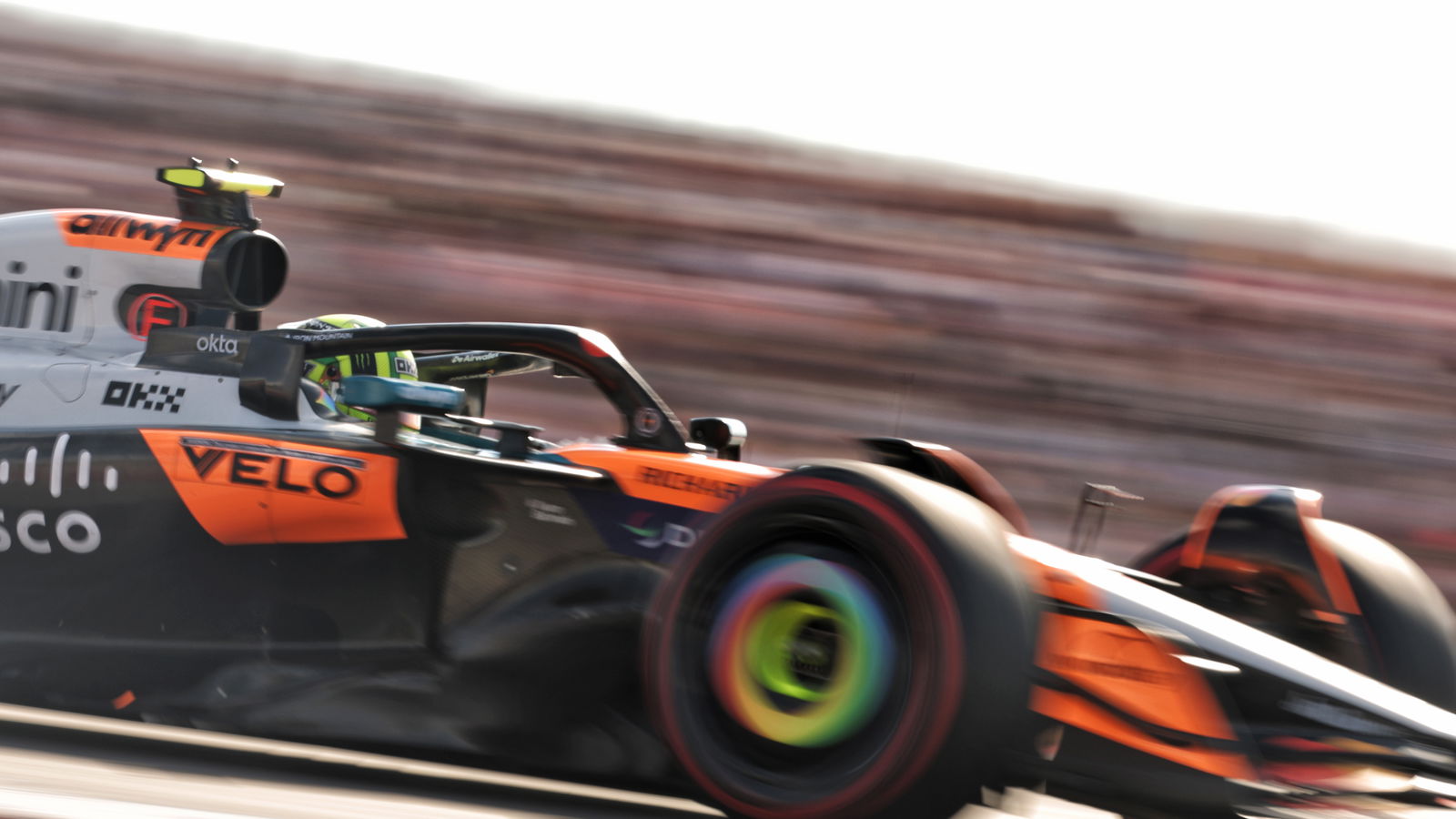 Norris branded his car "impossible to drive"