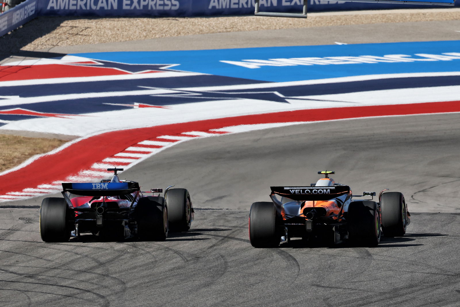 Charles Leclerc and Lando Norris