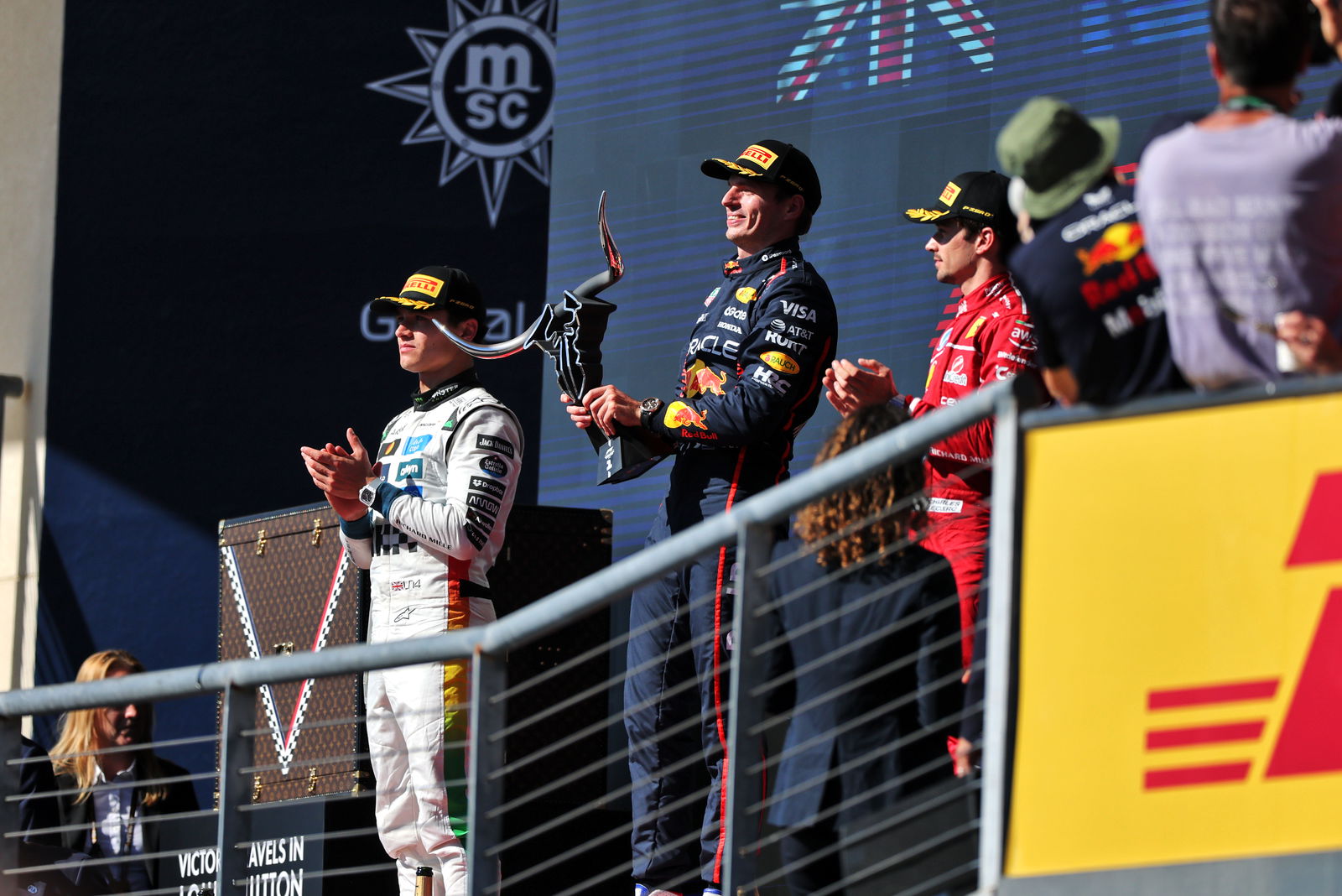 Podium at COTA