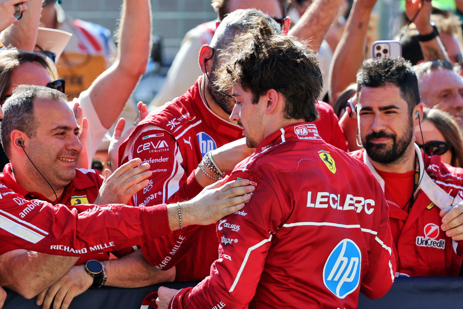 Leclerc's sixth podium of the year gave Ferrari something to smile about