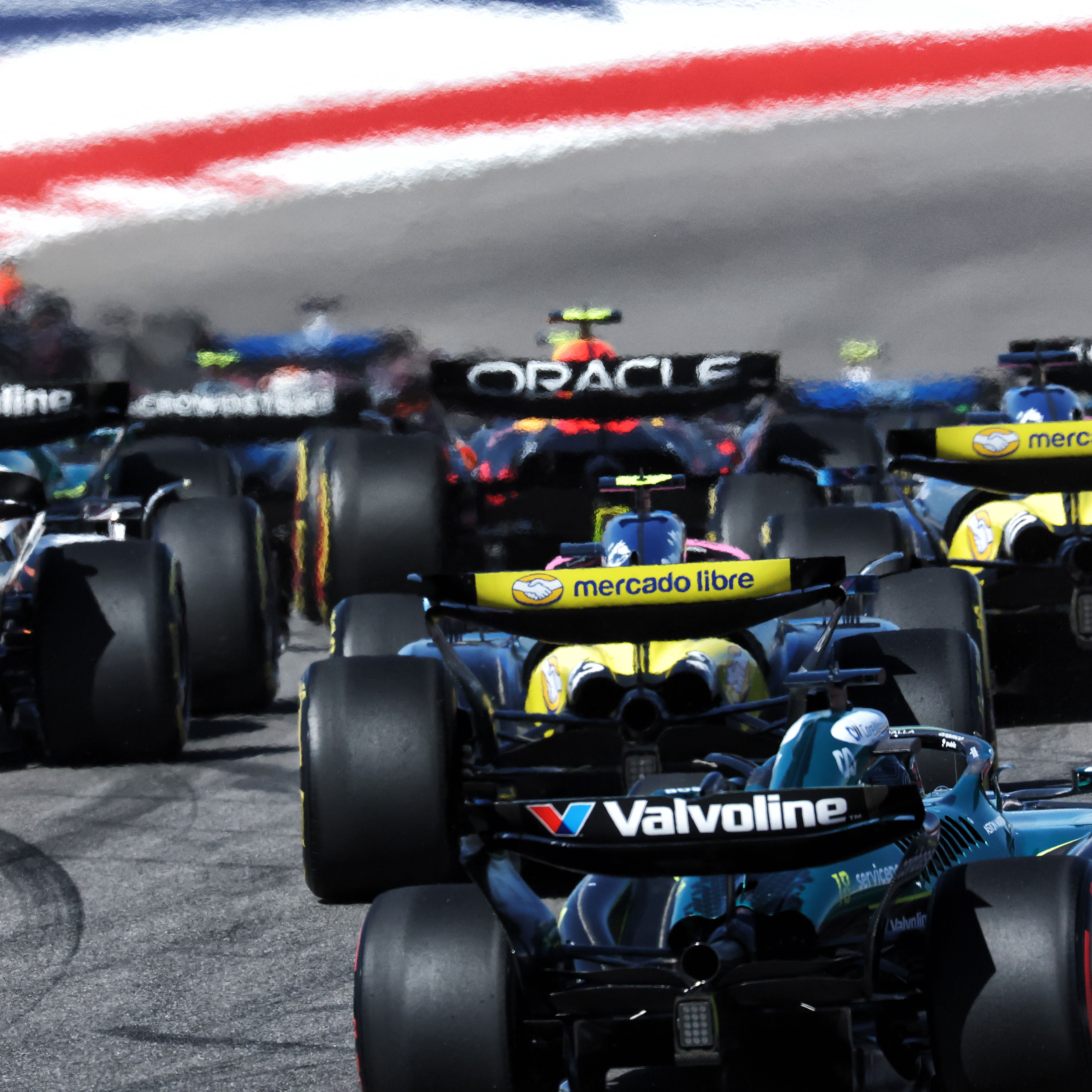 The start of the US GP