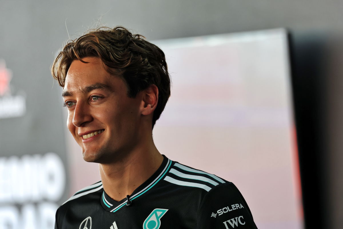 George Russell ‘sneaks’ into grandstand to watch F1 Mexico City GP practice
