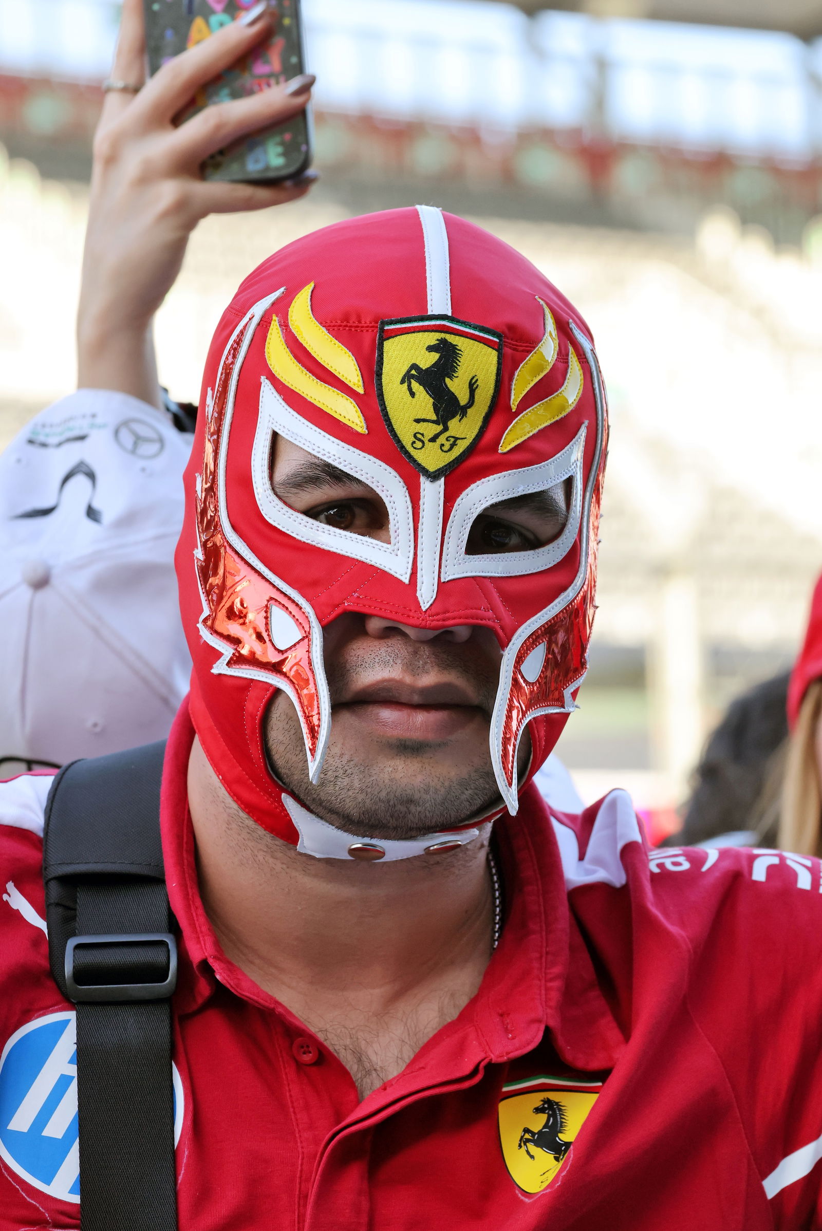 Mexican wrestling mask fan