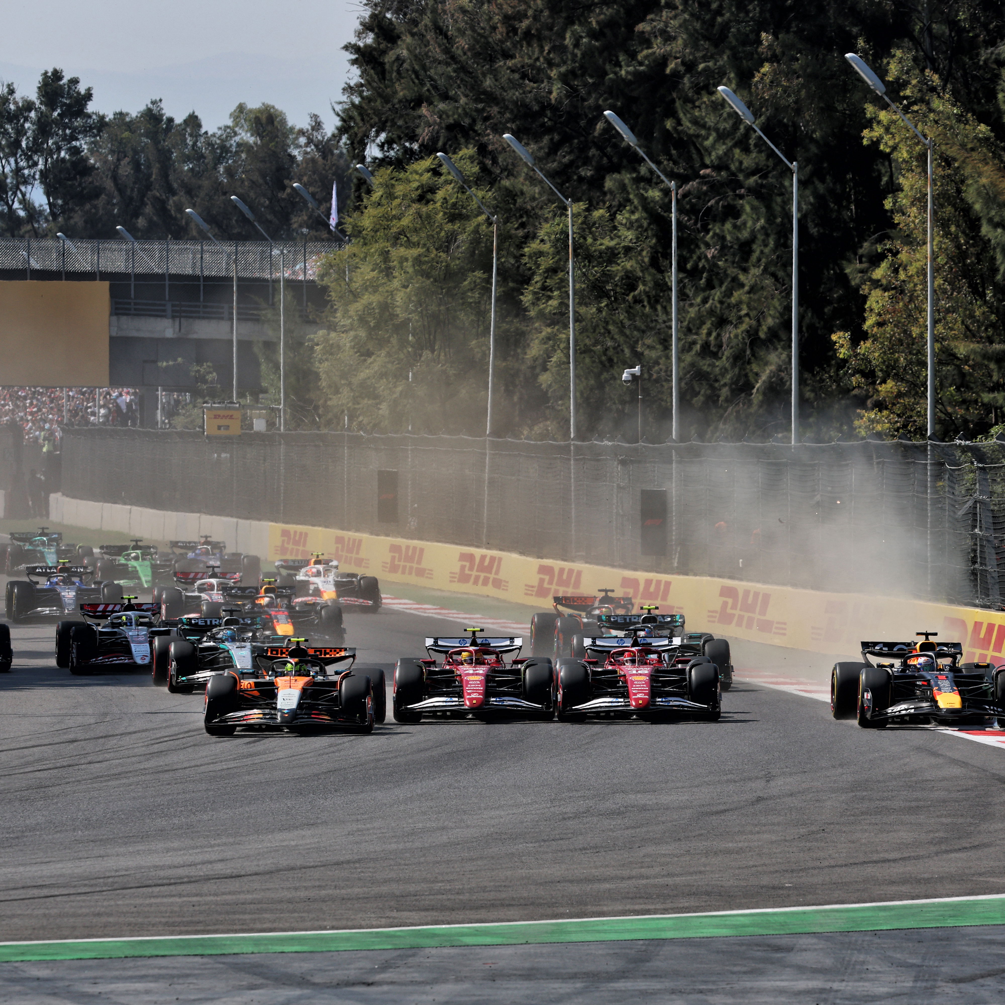 Start of the Mexico City Grand Prix