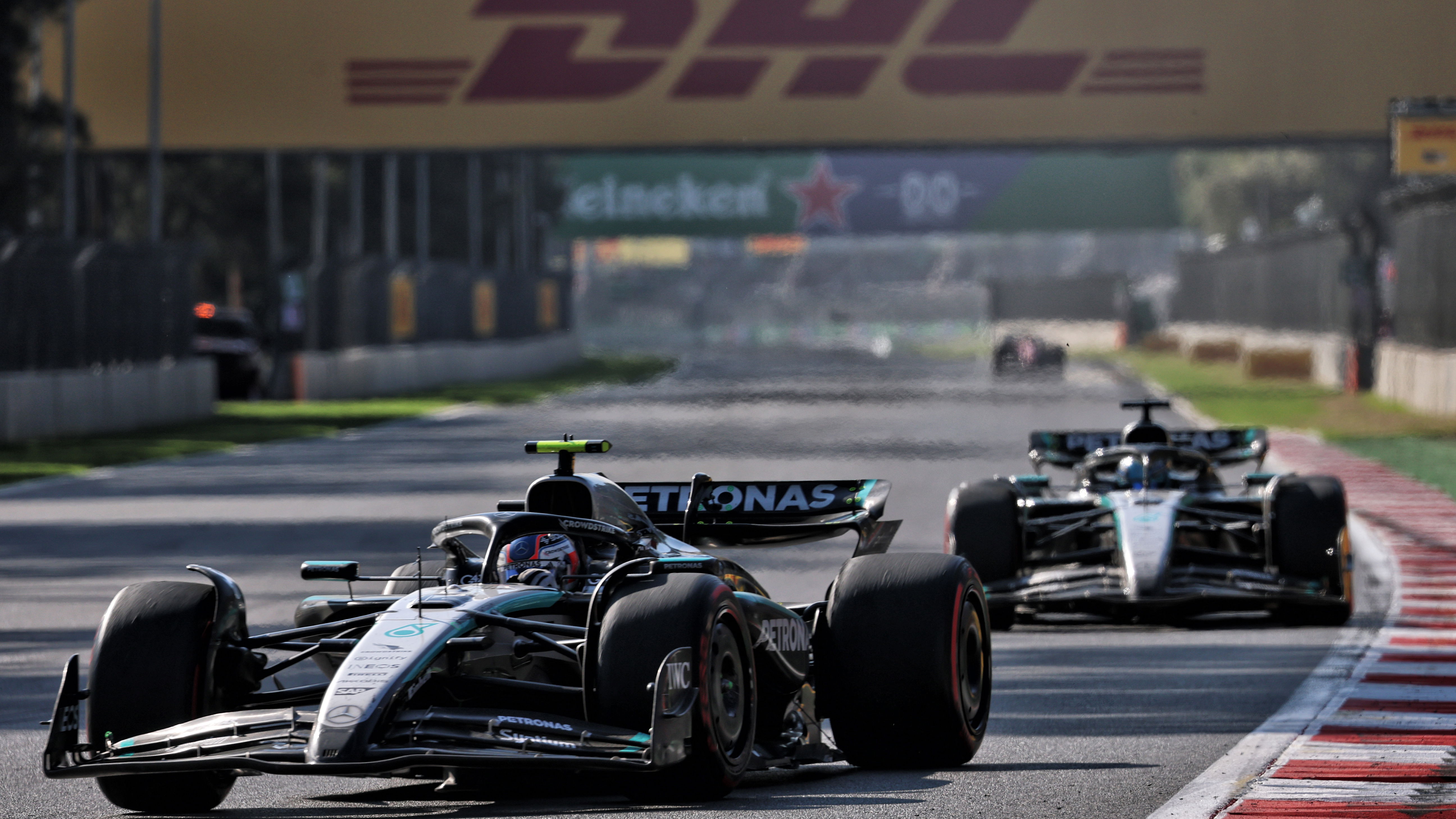 Antonelli and Russell were told to swap places 