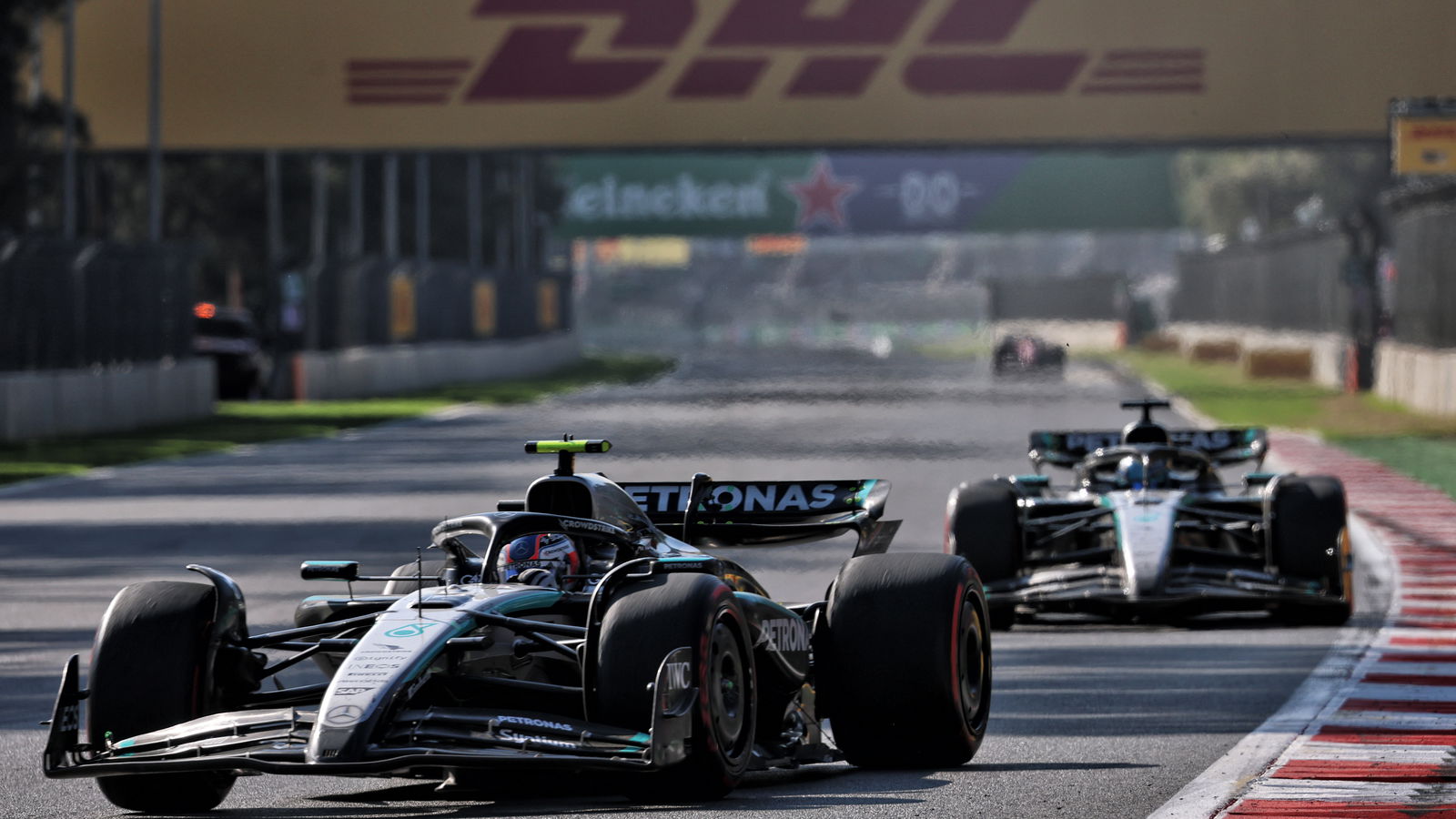 Antonelli and Russell were told to swap places 