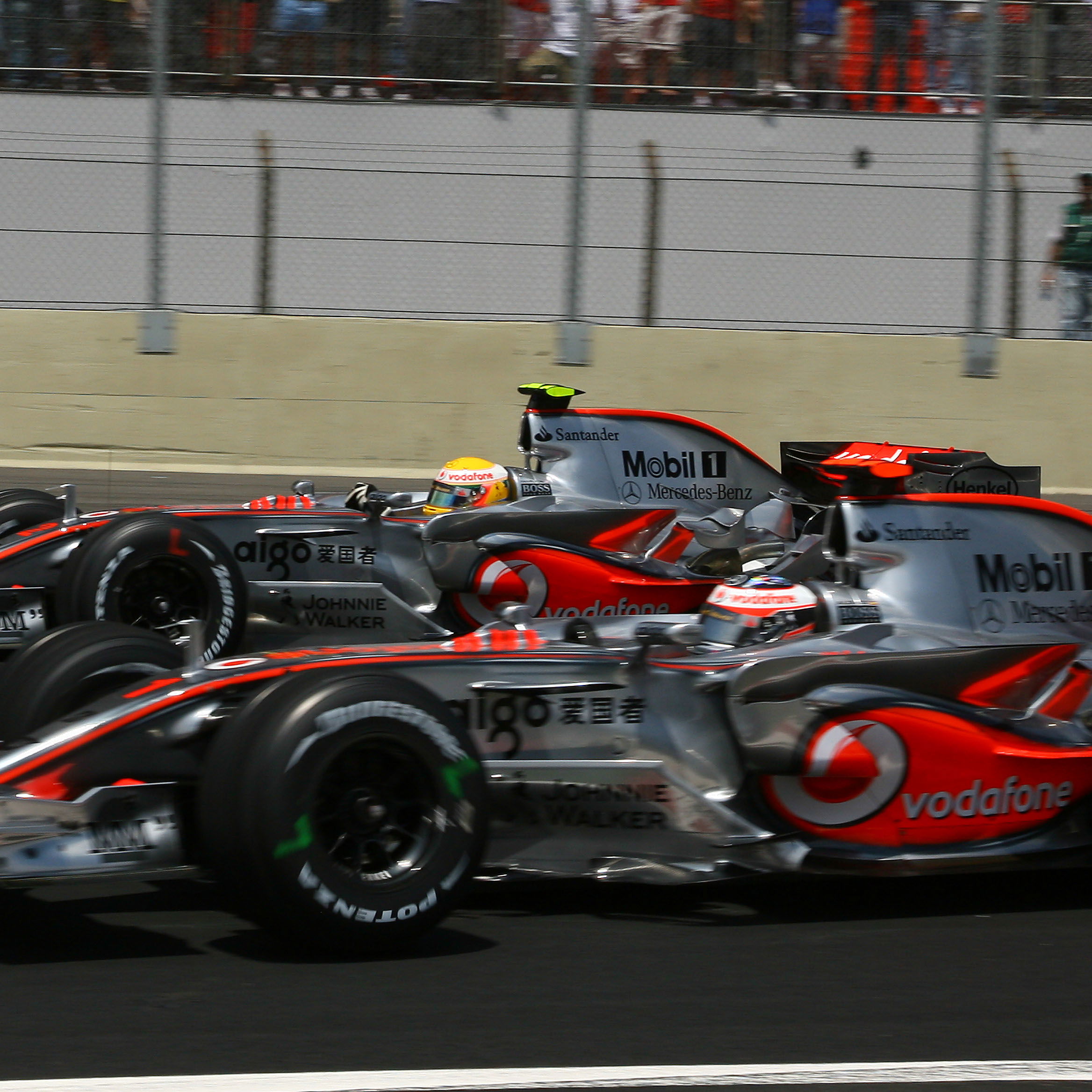 Hamilton and Alonso missed out on the 2007 world title 