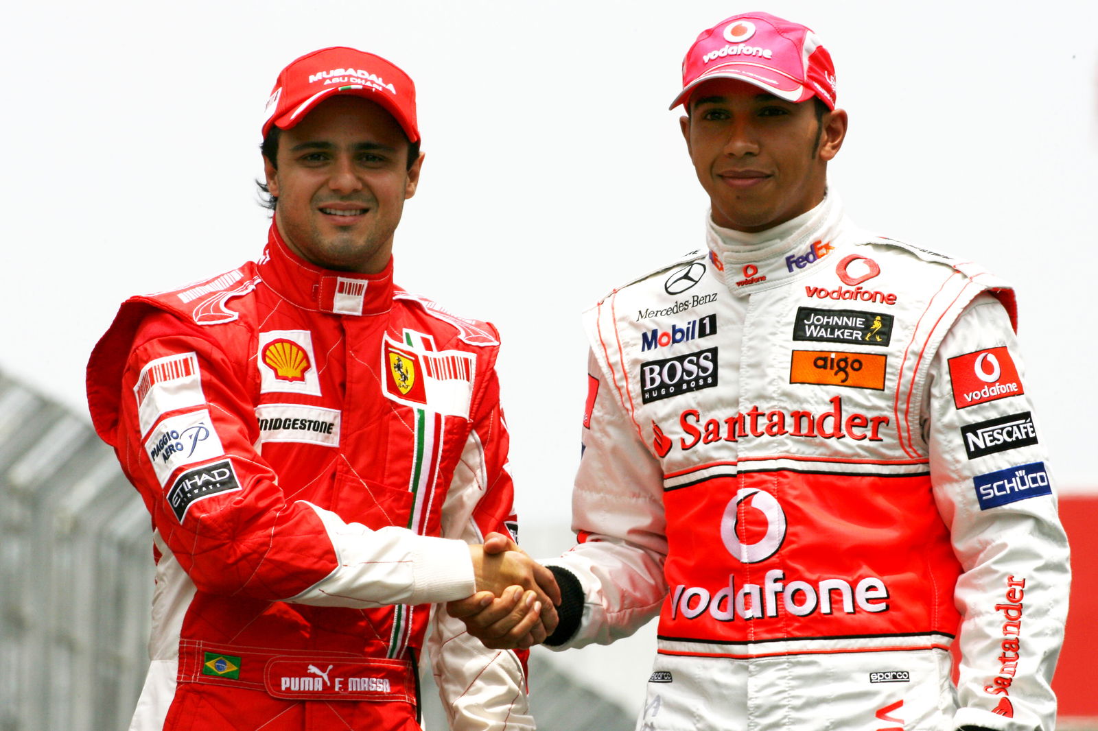 Massa lost the 2008 F1 world title to Hamilton
