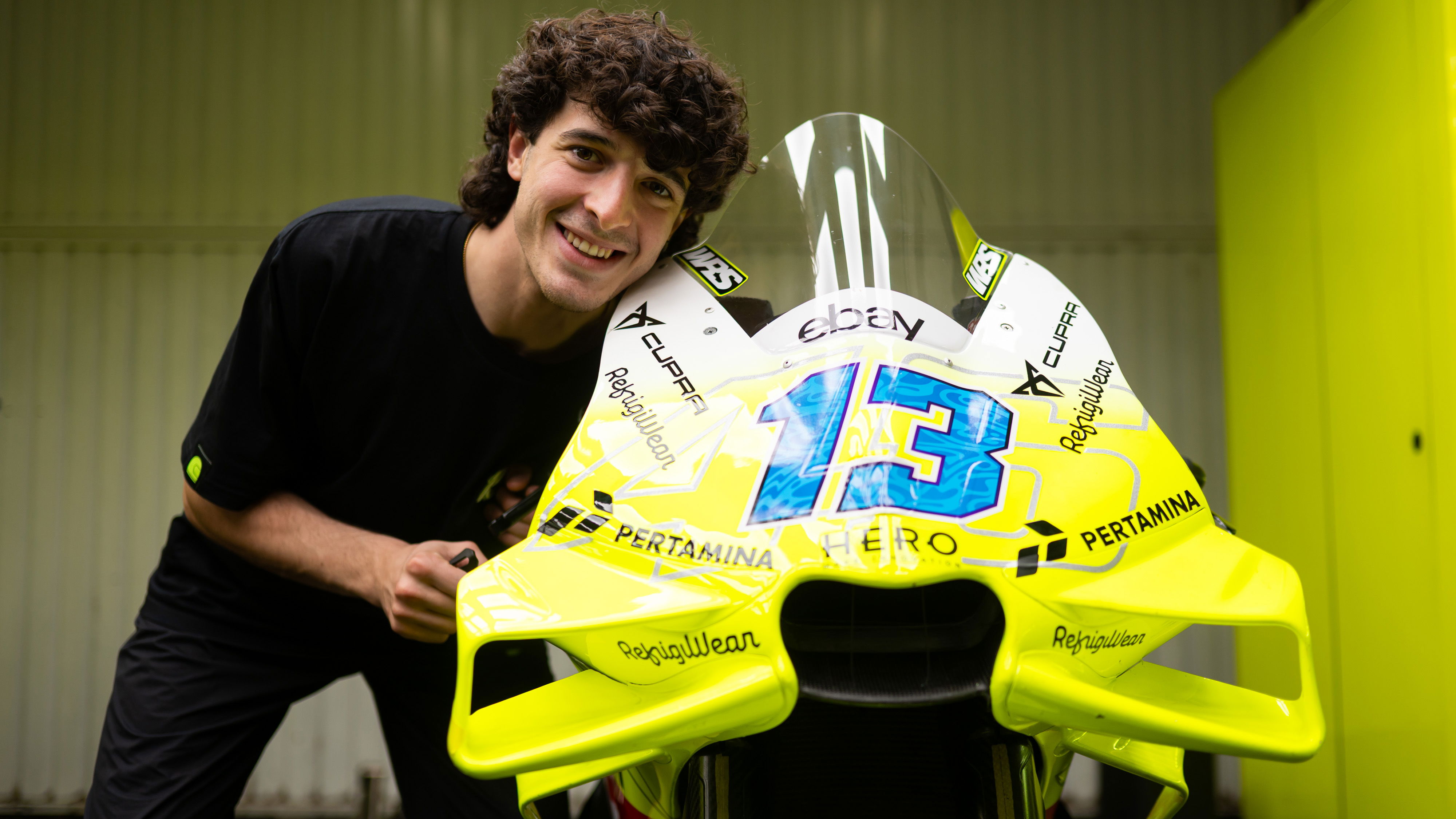 Celestino Vietti, VR46 Ducati, 2025 Valencia test