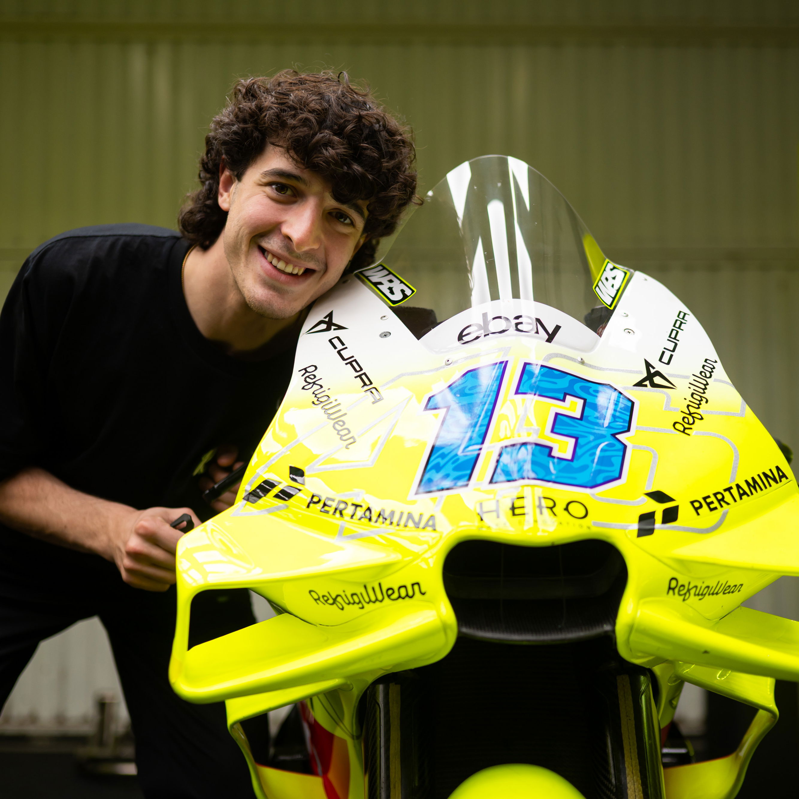 Celestino Vietti, VR46 Ducati, 2025 Valencia test
