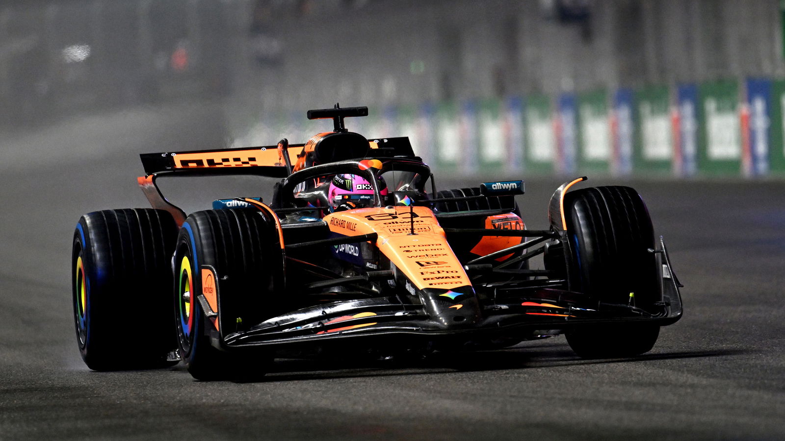 Piastri will line up a disappointing fifth on the Las Vegas grid