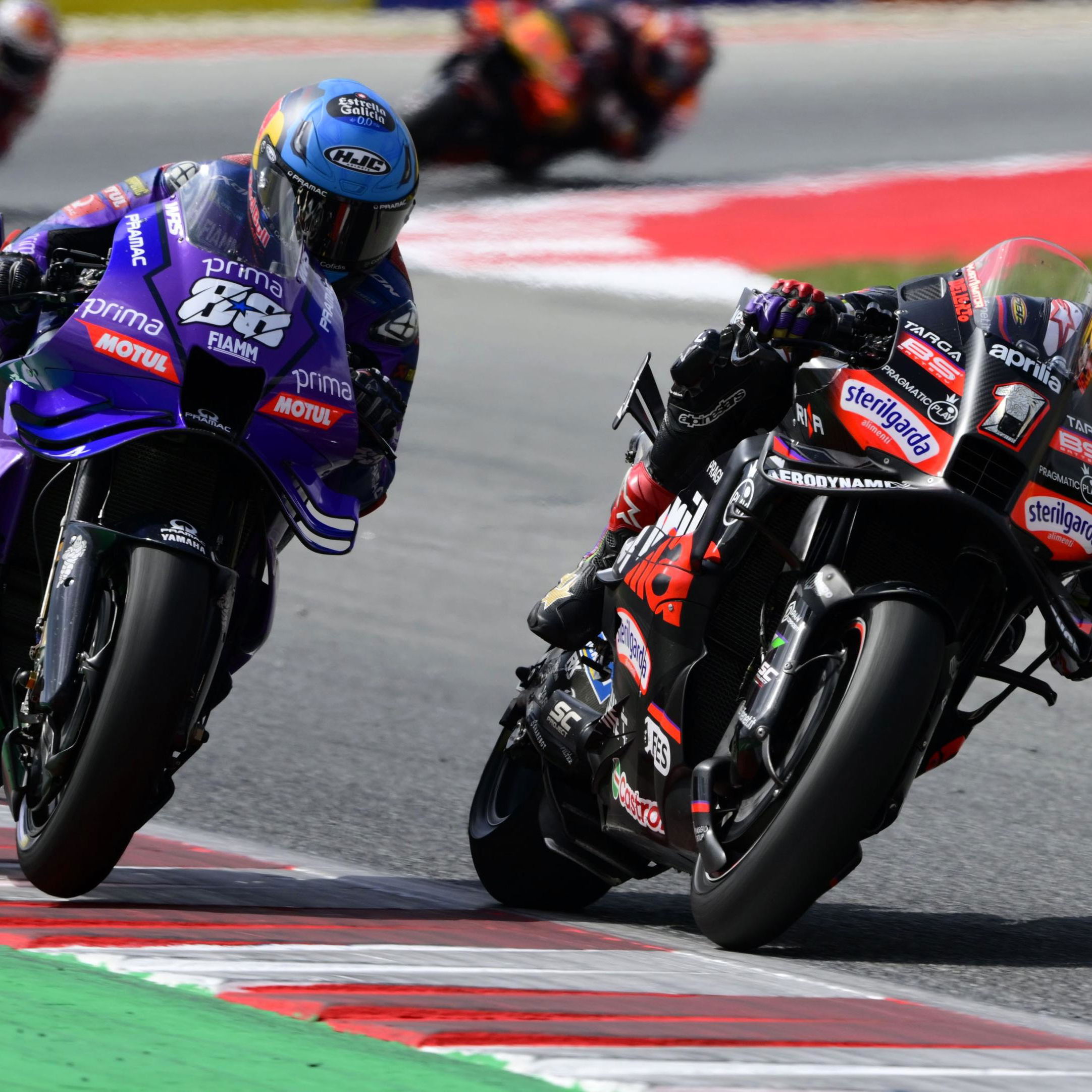 Miguel Oliveira (Pramac Yamaha), Jorge Martin (Aprilia)