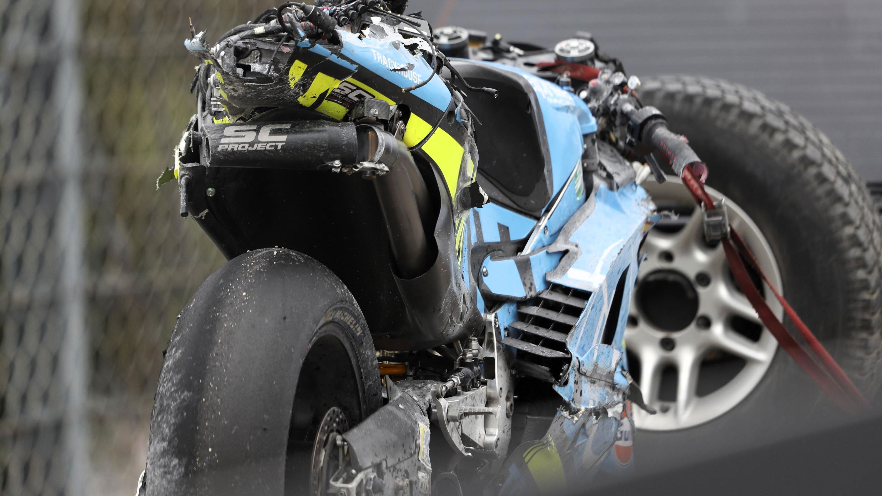 Raul Fernandez accident, 2025 Portimao MotoGP Friday Practice