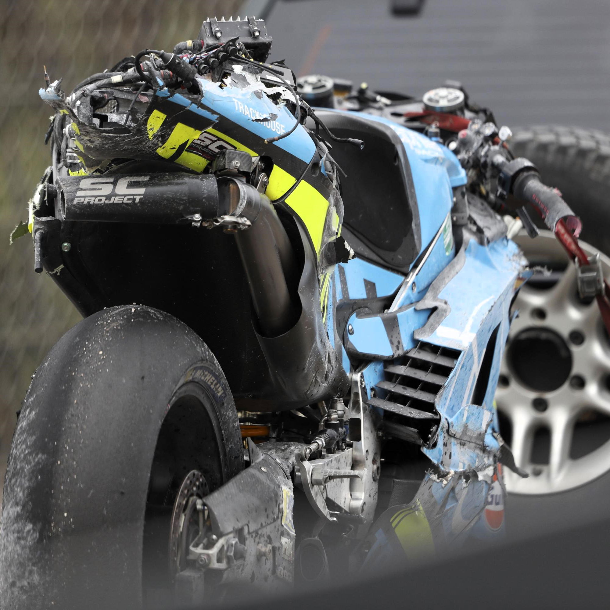 Raul Fernandez accident, 2025 Portimao MotoGP Friday Practice