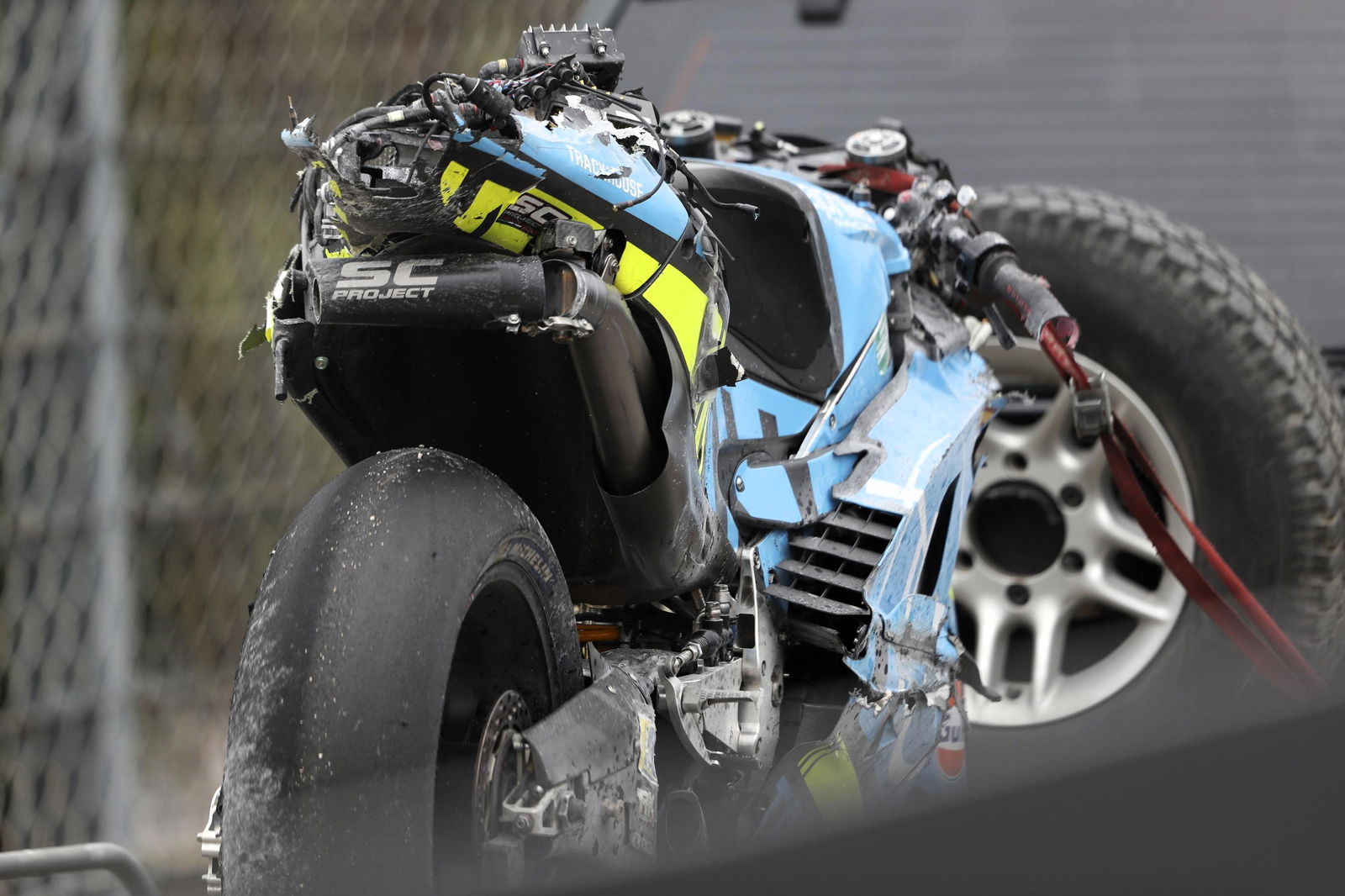 Raul Fernandez accident, 2025 Portimao MotoGP Friday Practice