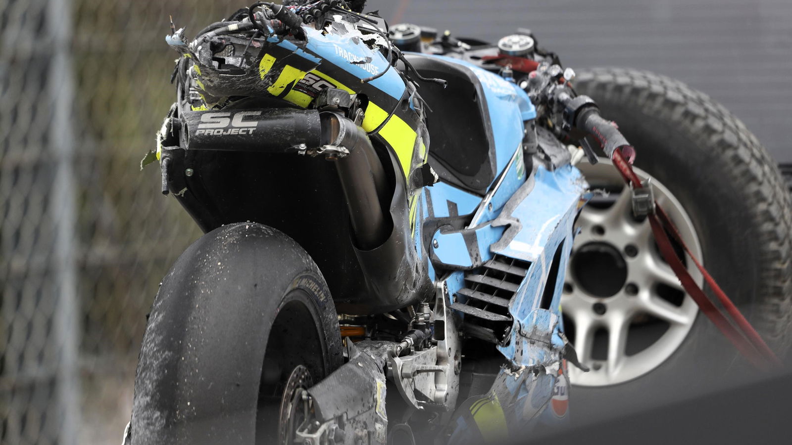 Raul Fernandez accident, 2025 Portimao MotoGP Friday Practice