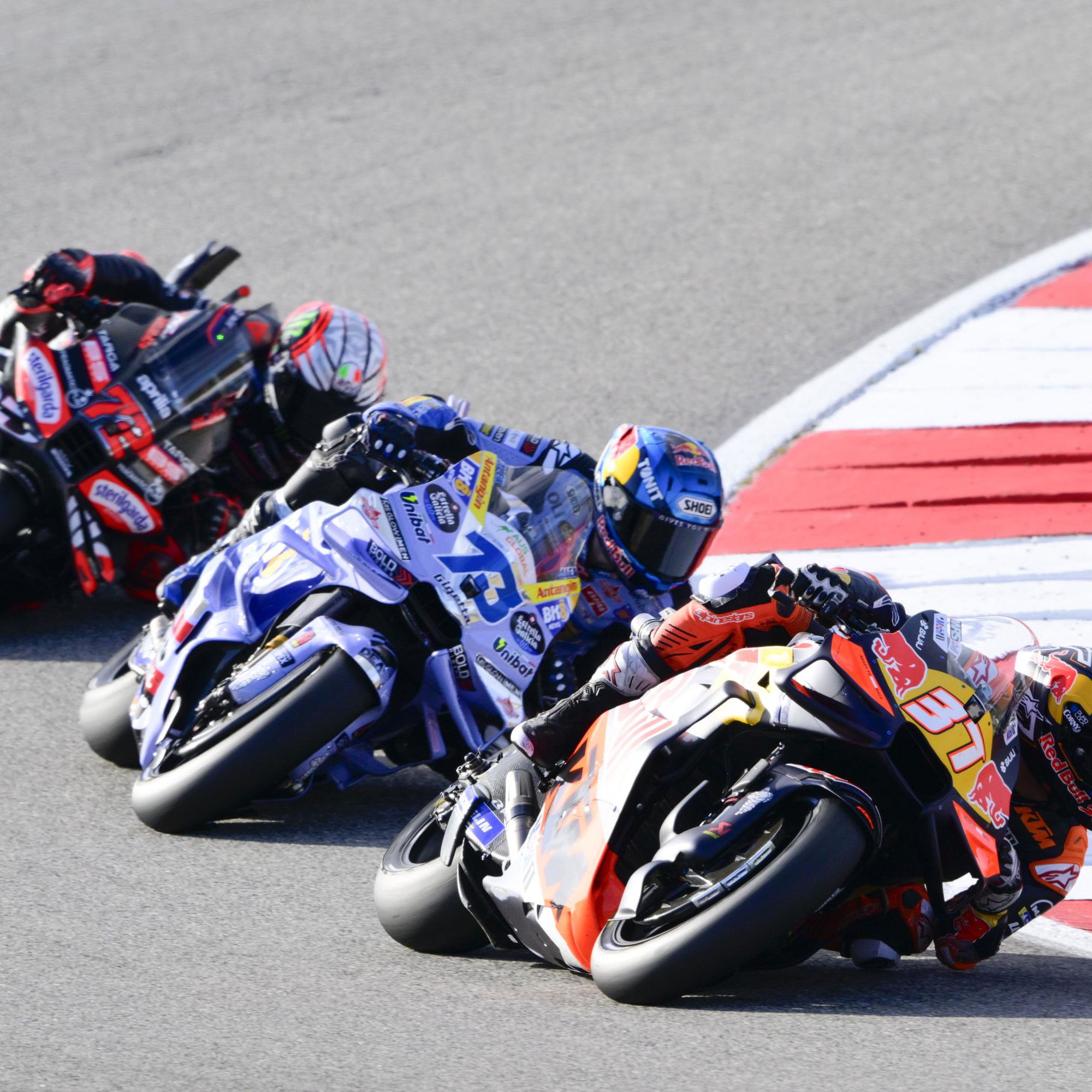 Acosta, Marquez, Bezzecchi, 2025 Portimao MotoGP Sprint