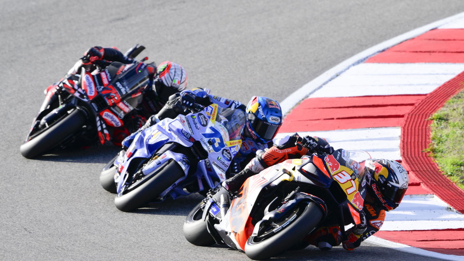 Acosta, Marquez, Bezzecchi, 2025 Portimao MotoGP Sprint