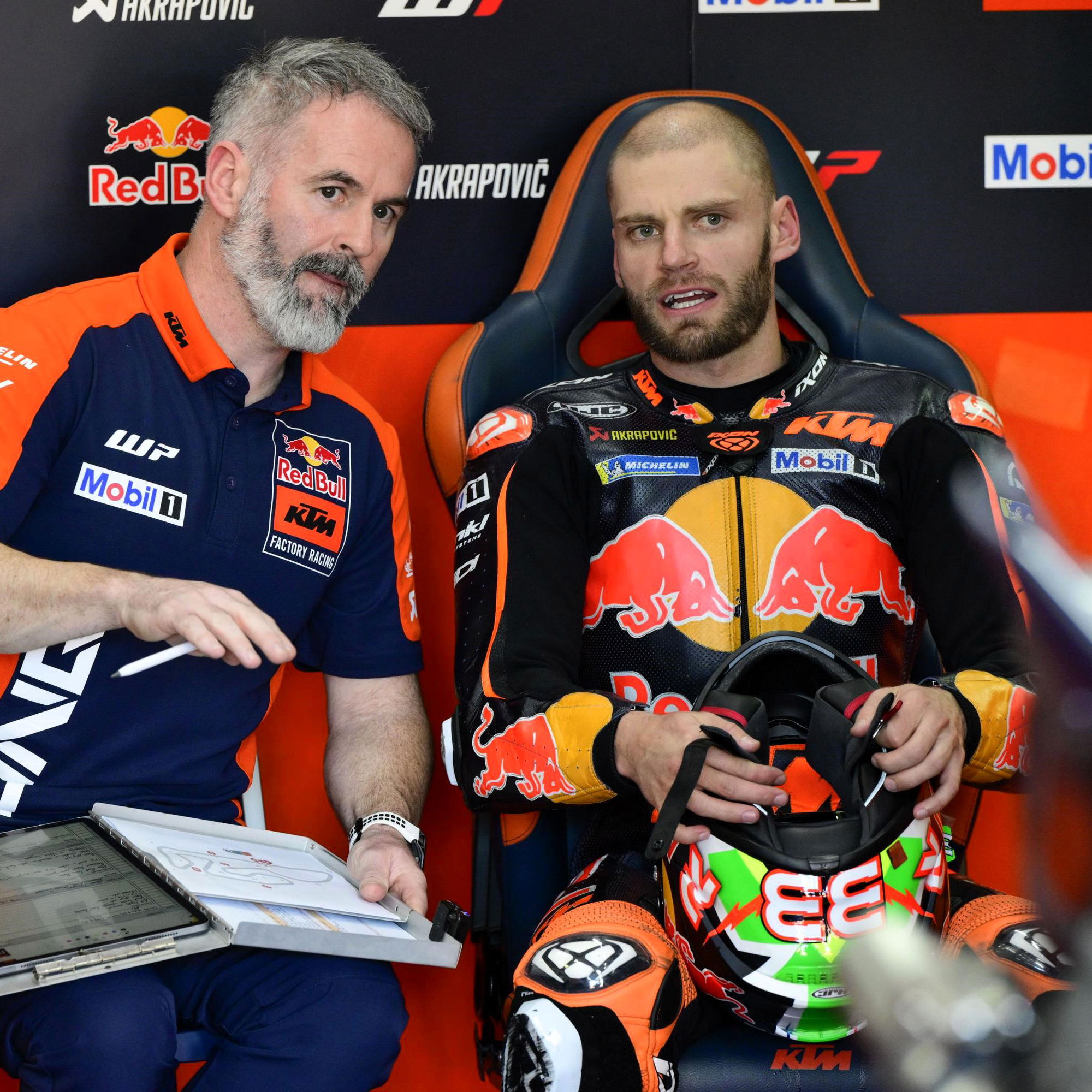 Phil Marron, Brad Binder, 2025 Valencia MotoGP Test