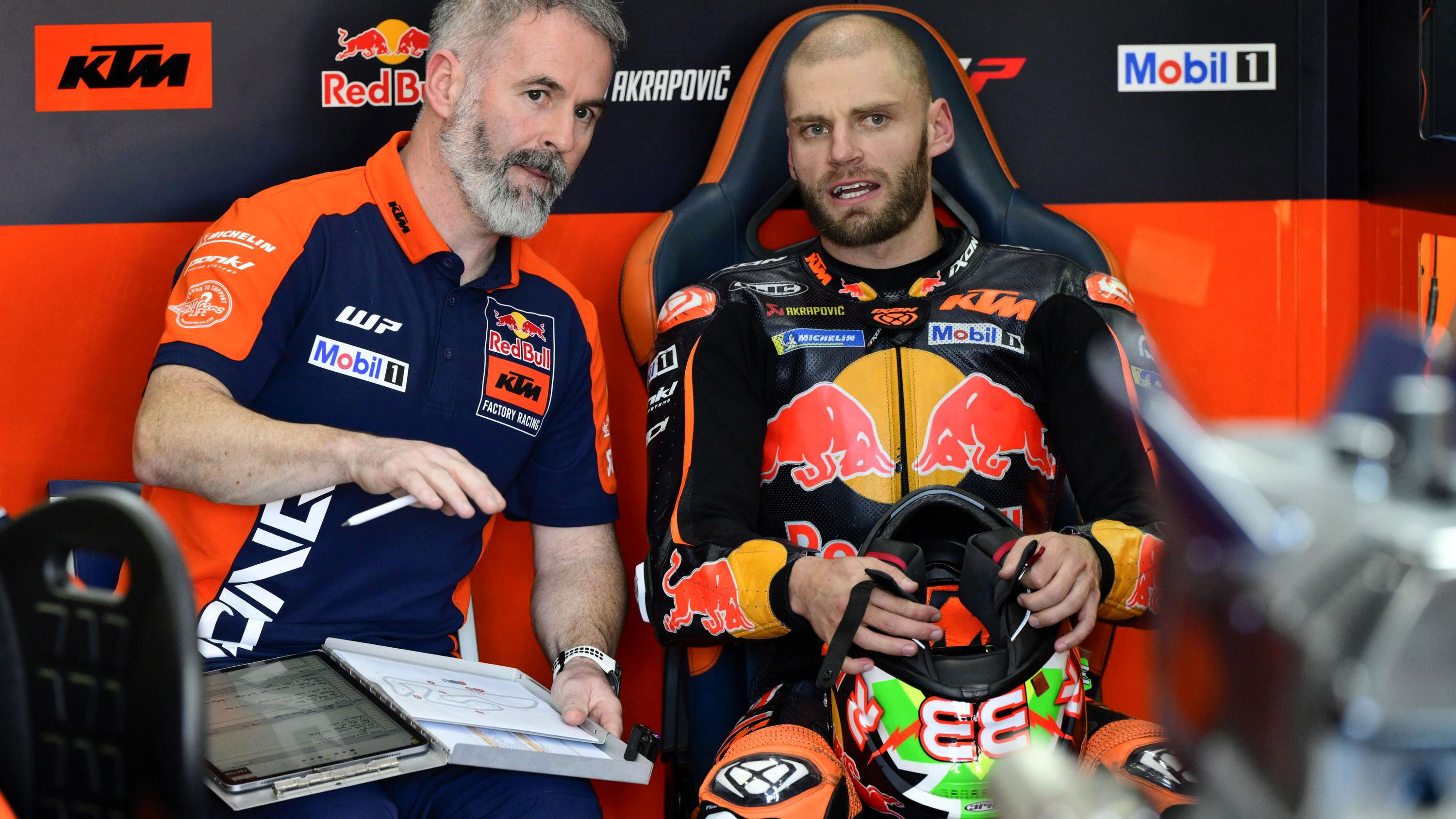 Phil Marron, Brad Binder, 2025 Valencia MotoGP Test