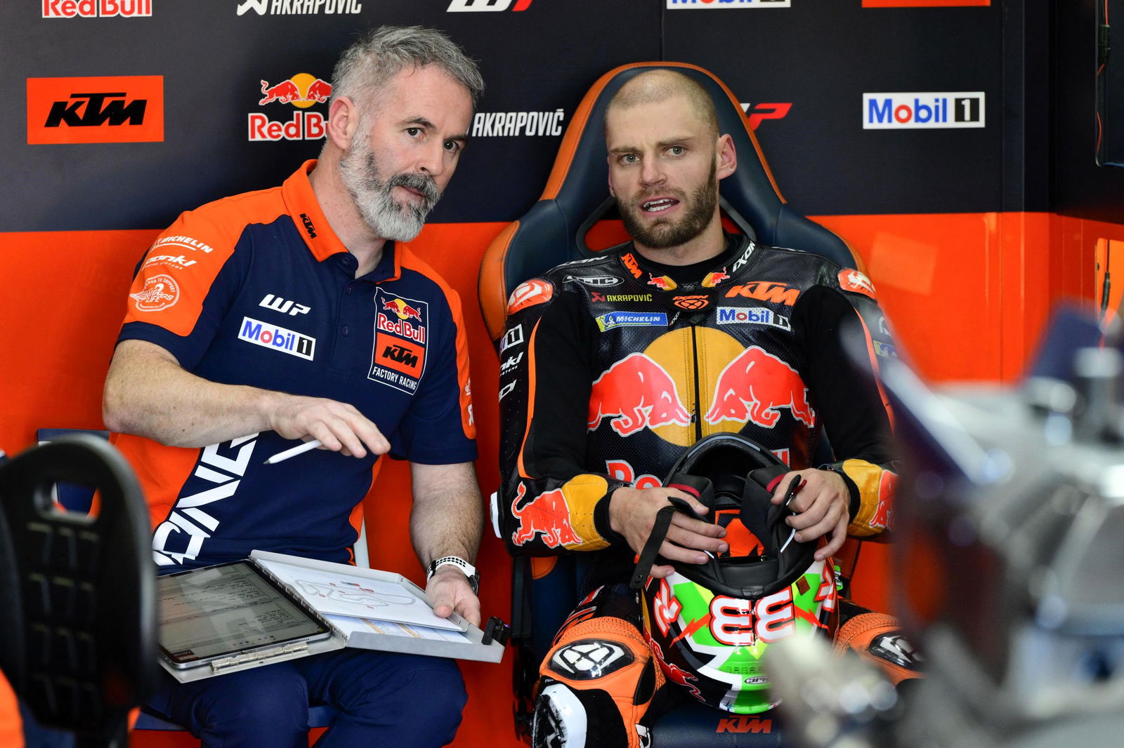Phil Marron, Brad Binder, 2025 Valencia MotoGP Test