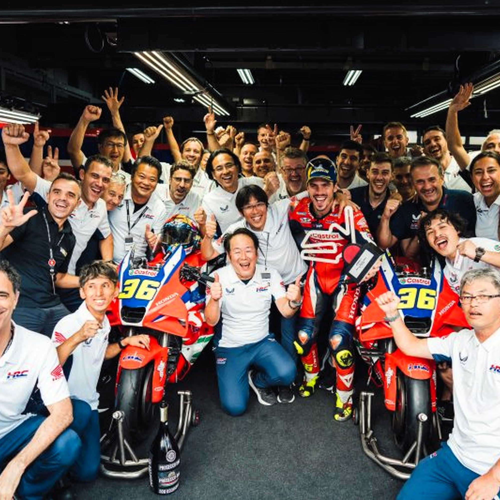 Joan Mir, Luca Marini, HRC (pic: HRC)