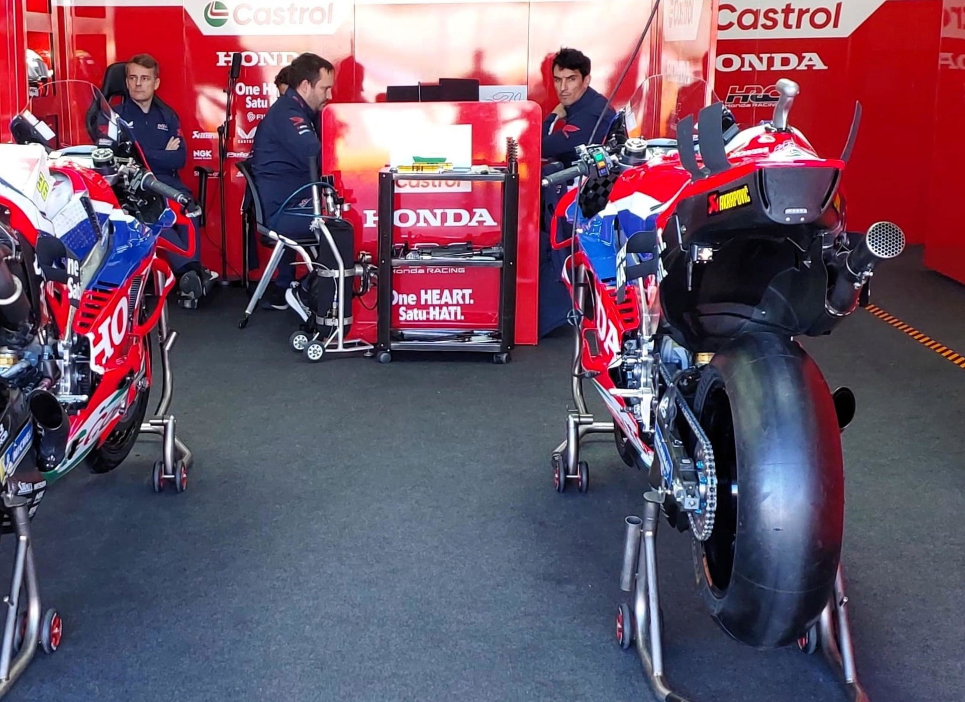 Honda equipped with “Leg Wing”, 2025 Valencia MotoGP test