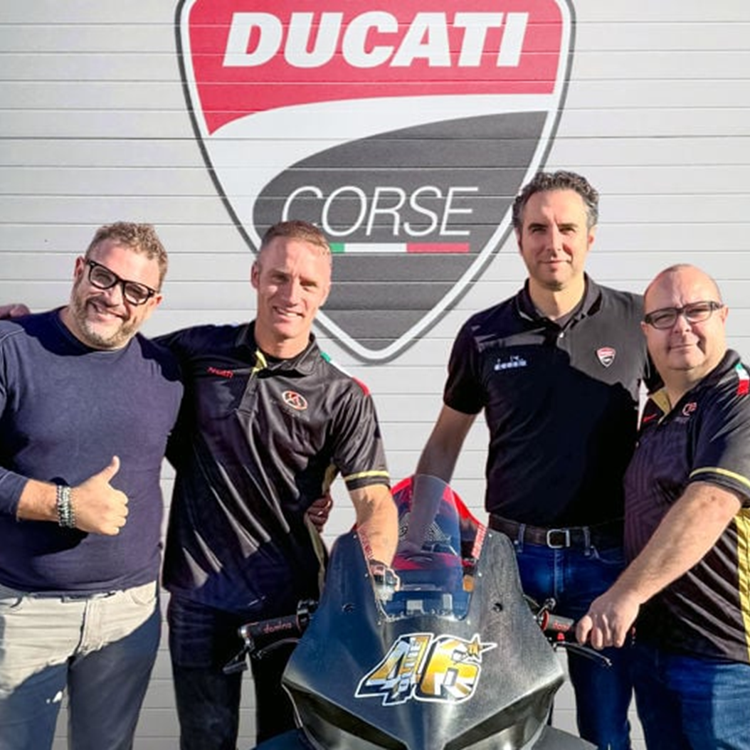 Tommy Bridewell with Superbike Advocates Ducati. Credit: British Superbike Championship.