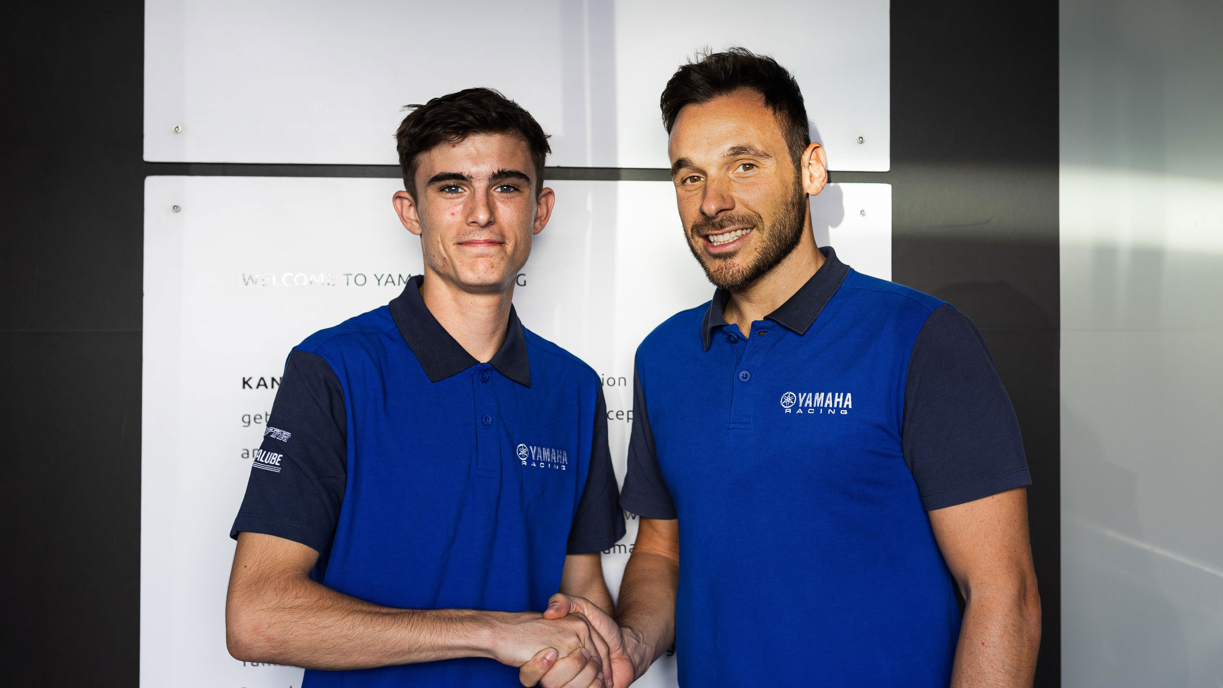Carter Thompson and Niccolo Canepa. Credit: Yamaha.