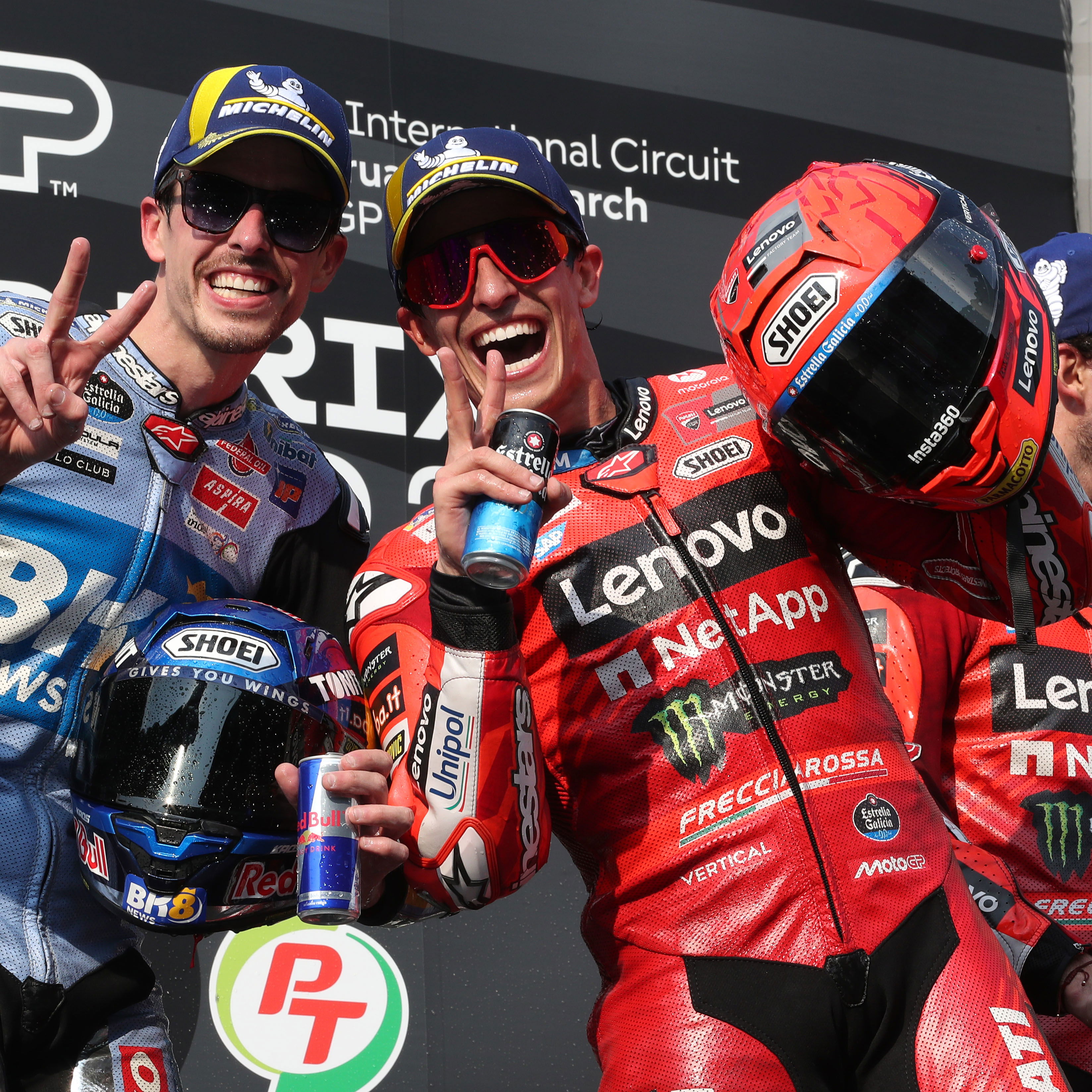 Alex Marquez, Marc Marquez, 2025 MotoGP Thai Grand Prix. Credit: Gold and Goose.