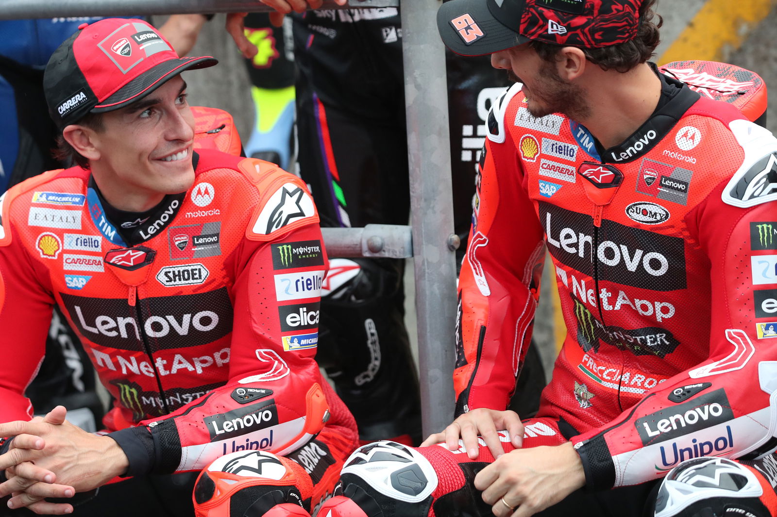 Marc Marquez, Francesco Bagnaia, 2025 MotoGP Japanese Grand Prix. Credit: Gold and Goose.