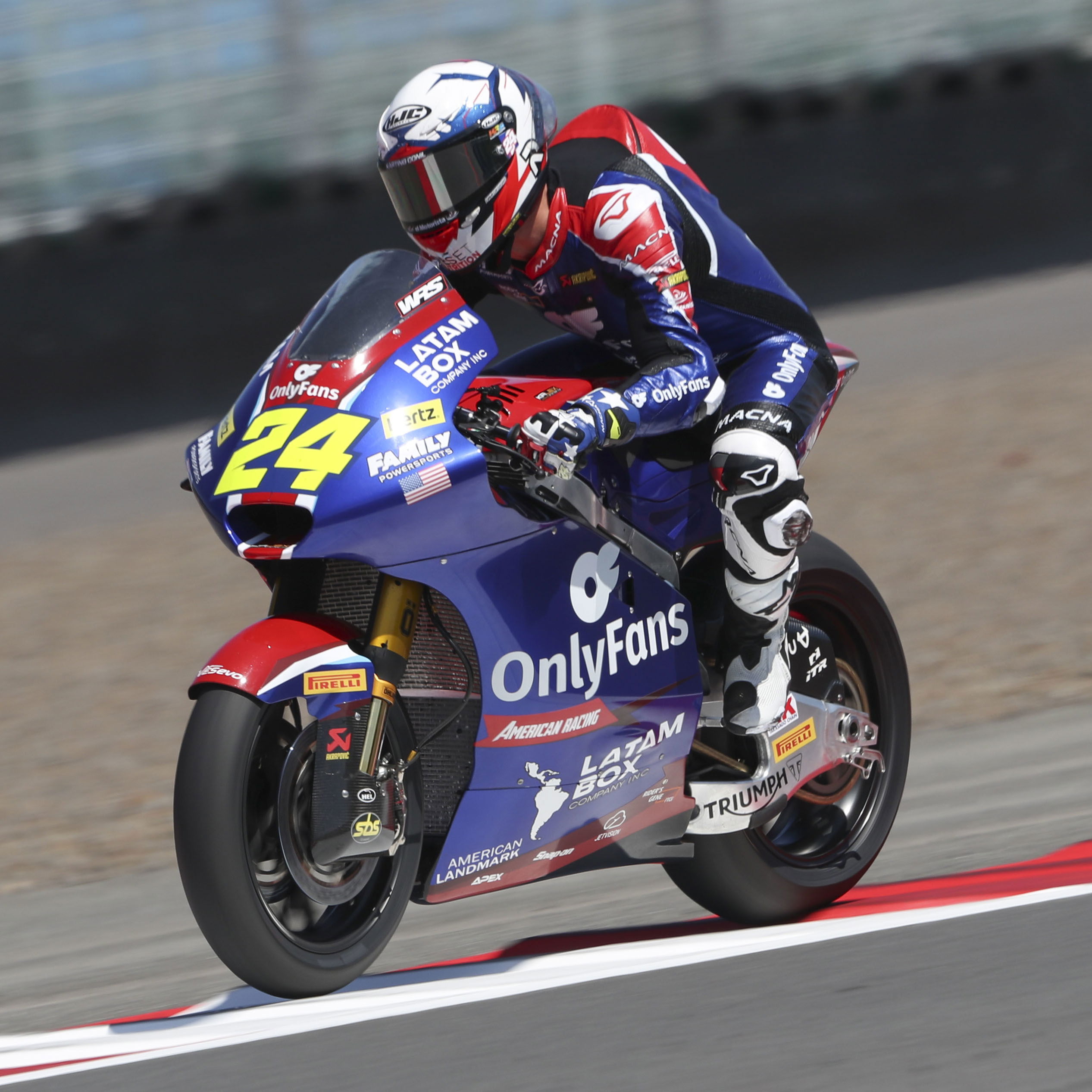 Marcos Ramirez, American Racing team, 2025 Indonesian Moto2