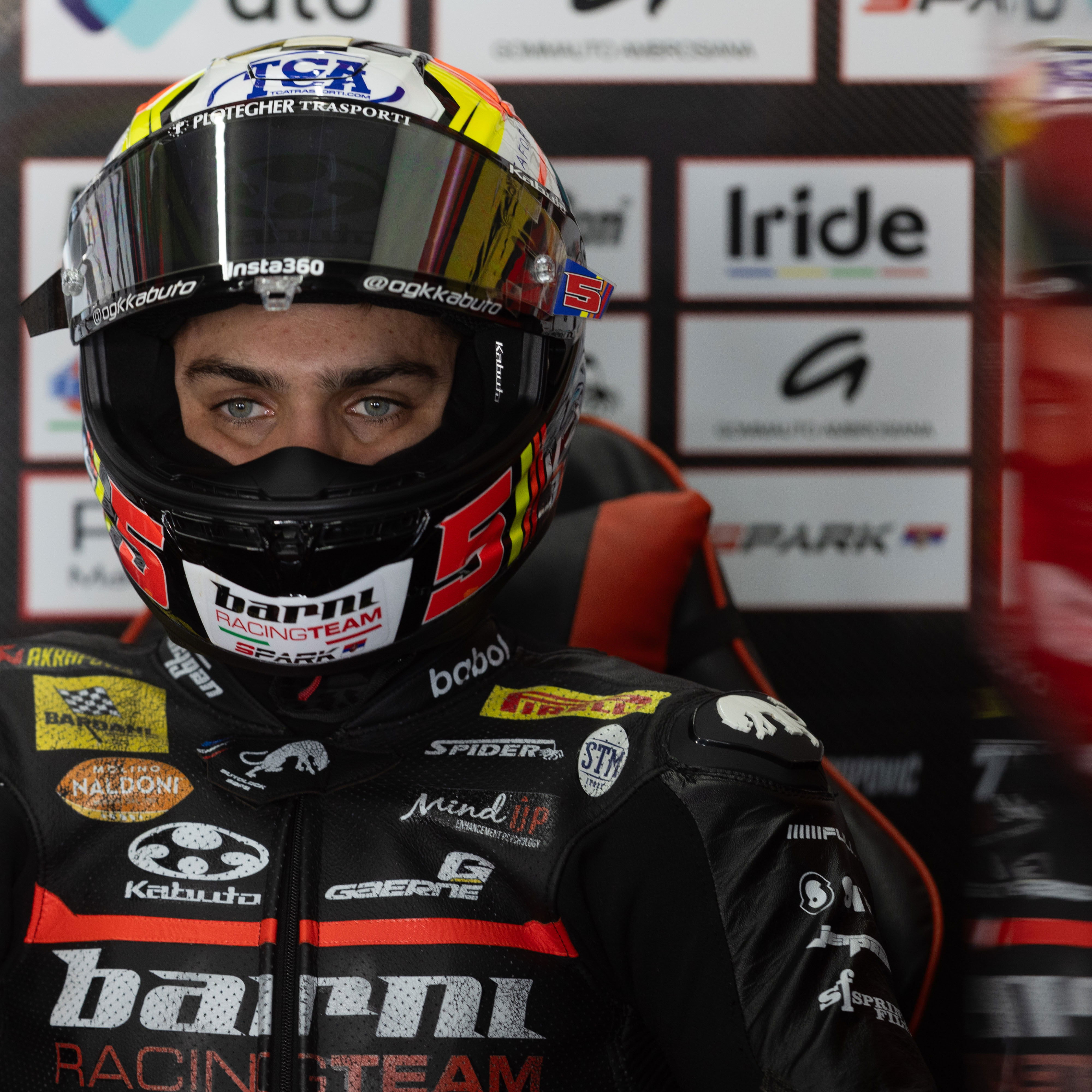 Yari Montella, 2025 Spanish WorldSBK, pit box. Credit: Gold and Goose.