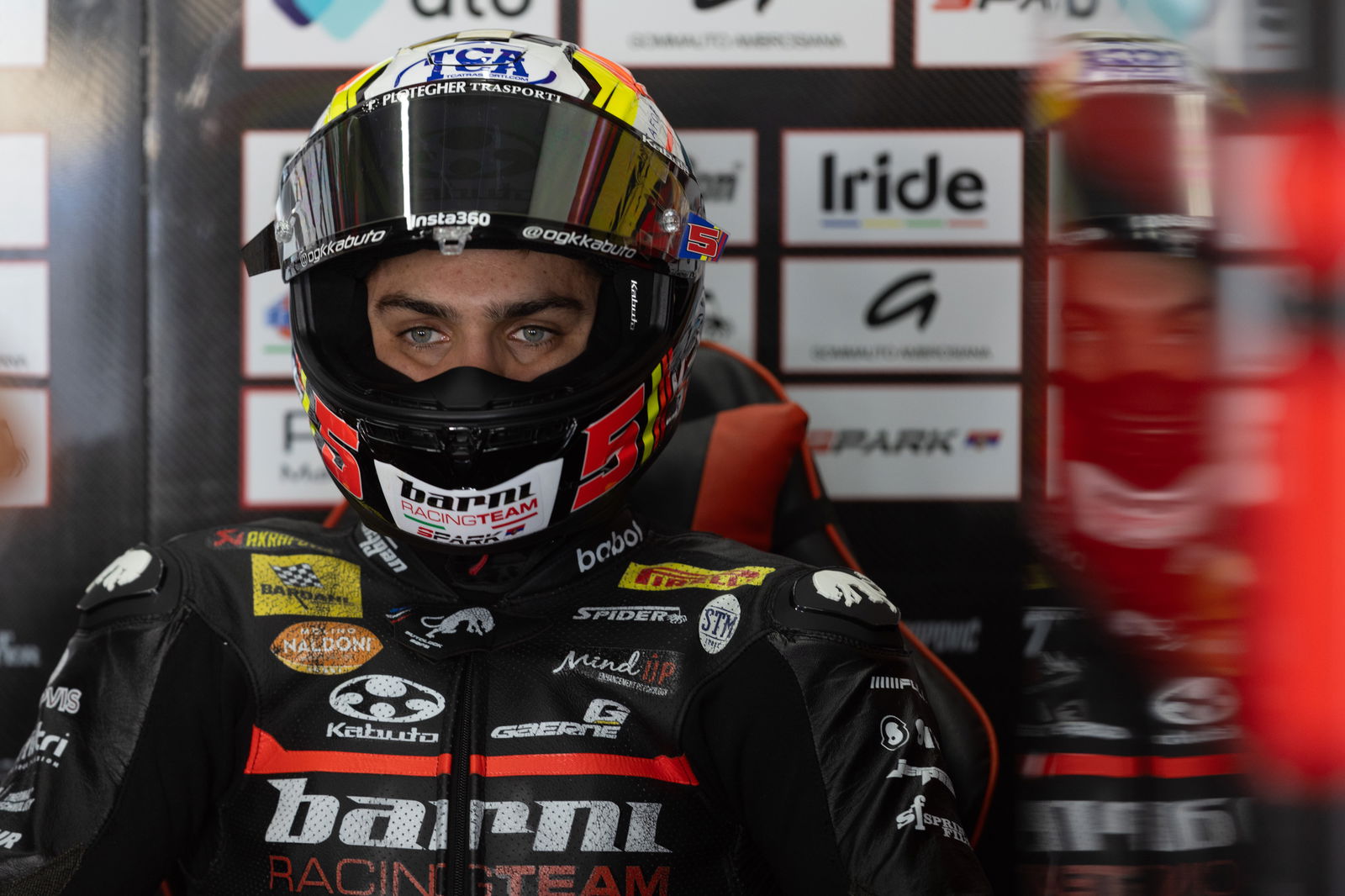 Yari Montella, 2025 Spanish WorldSBK, pit box. Credit: Gold and Goose.