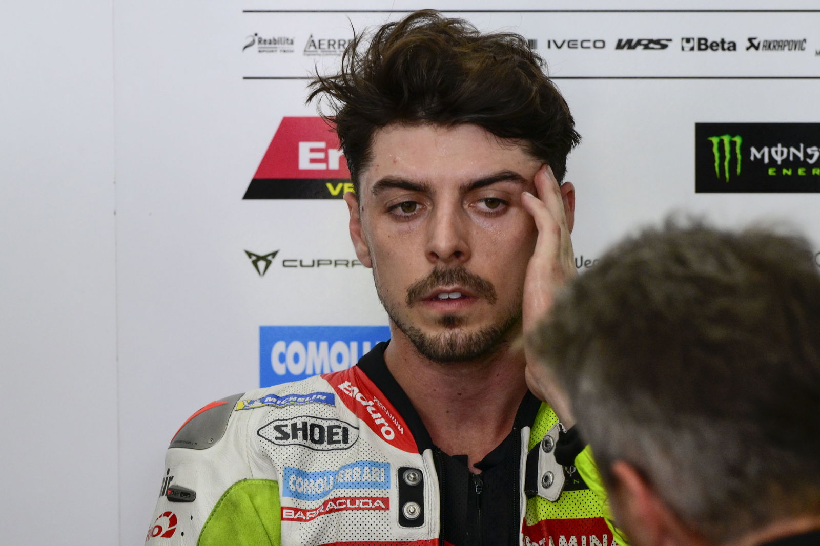 Fabio Di Giannantonio, 2025 MotoGP Malaysian Grand Prix, pit box. Credit: Gold and Goose.