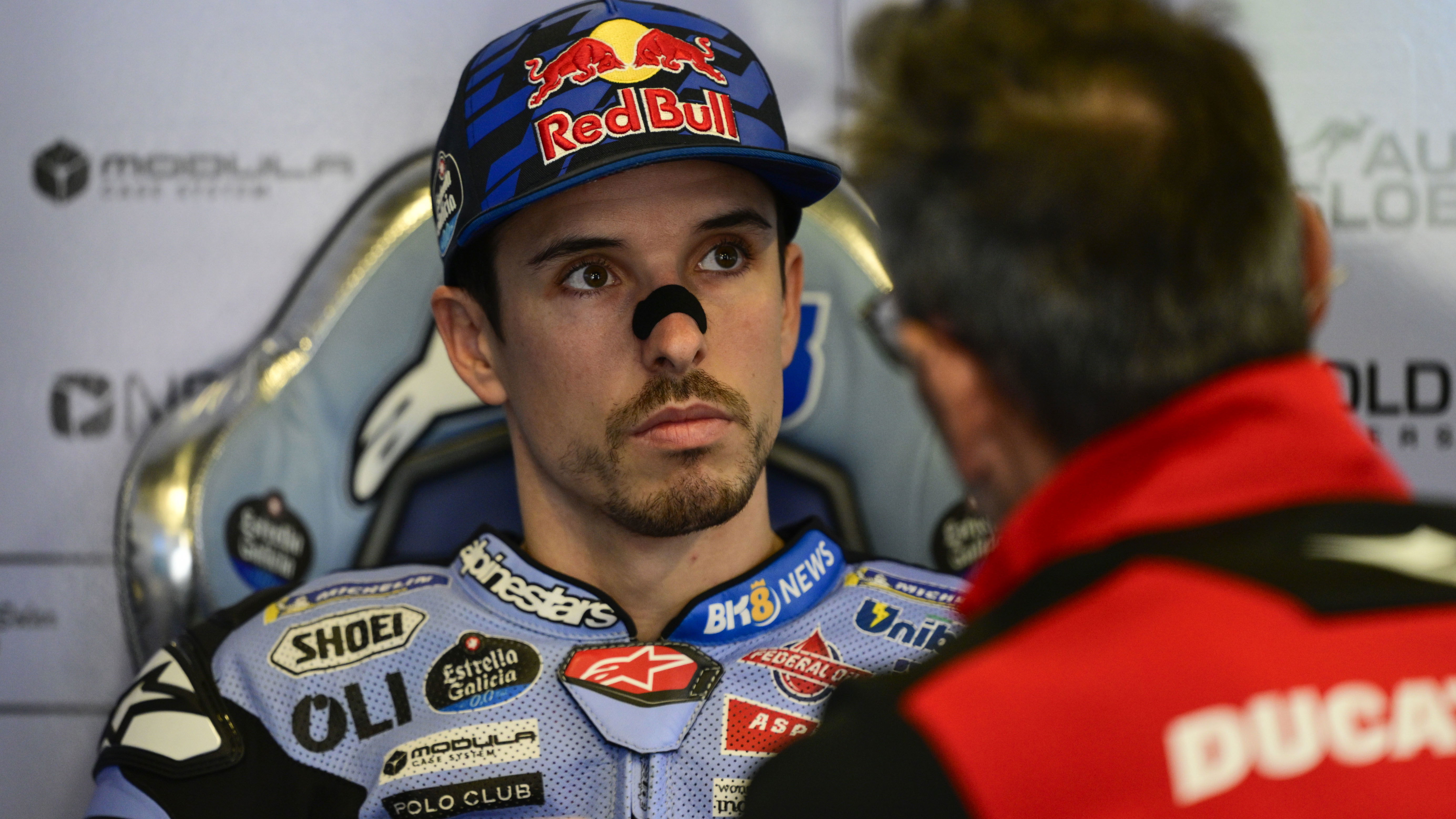 Alex Marquez, 2025 MotoGP Portuguese Grand Prix, pit box. Credit: Gold and Goose.