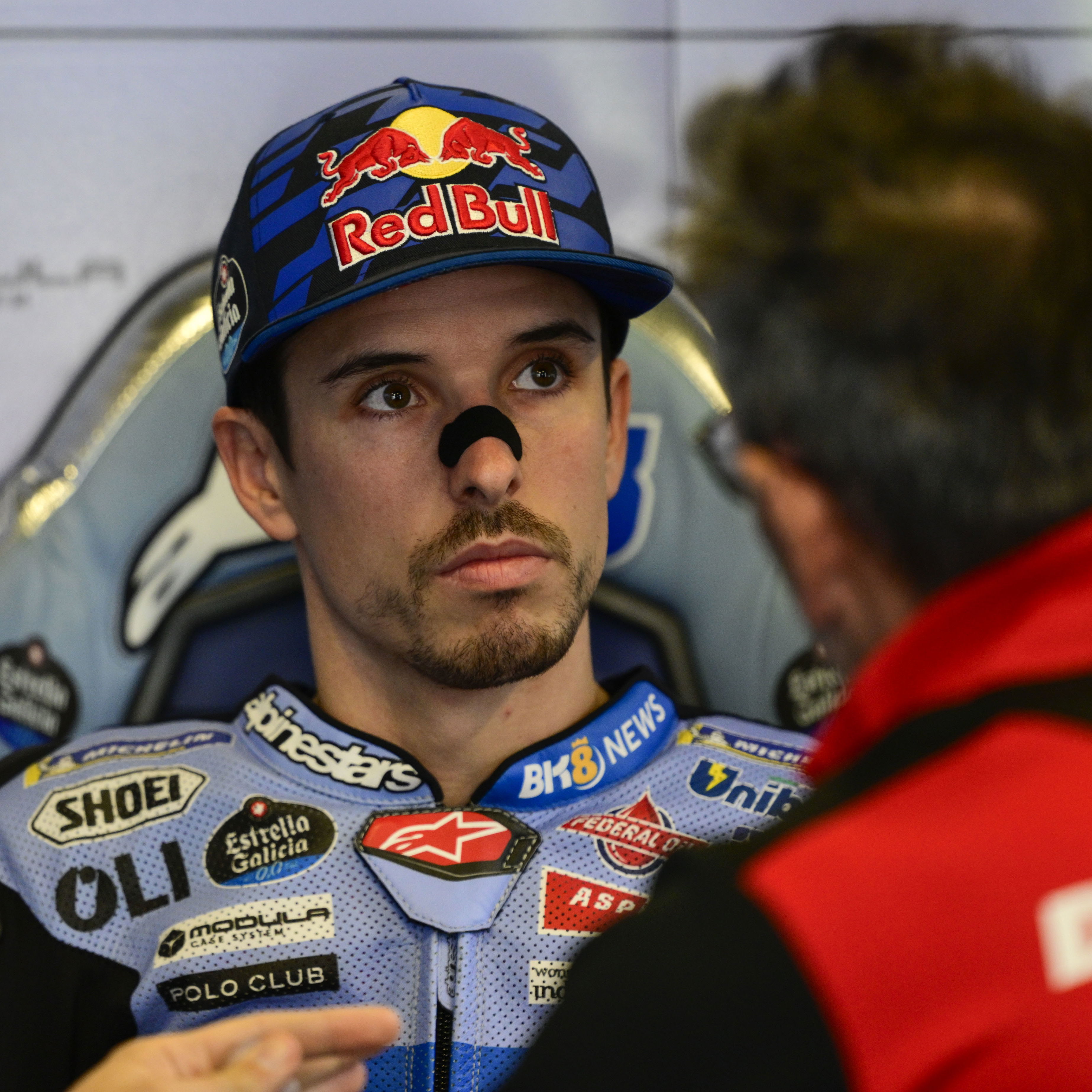 Alex Marquez, 2025 MotoGP Portuguese Grand Prix, pit box. Credit: Gold and Goose.