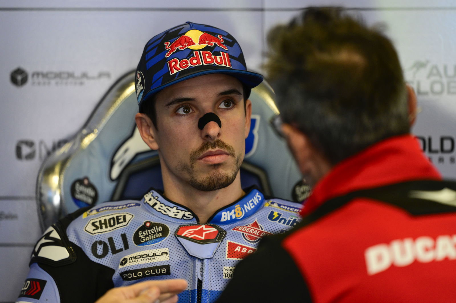 Alex Marquez, 2025 MotoGP Portuguese Grand Prix, pit box. Credit: Gold and Goose.