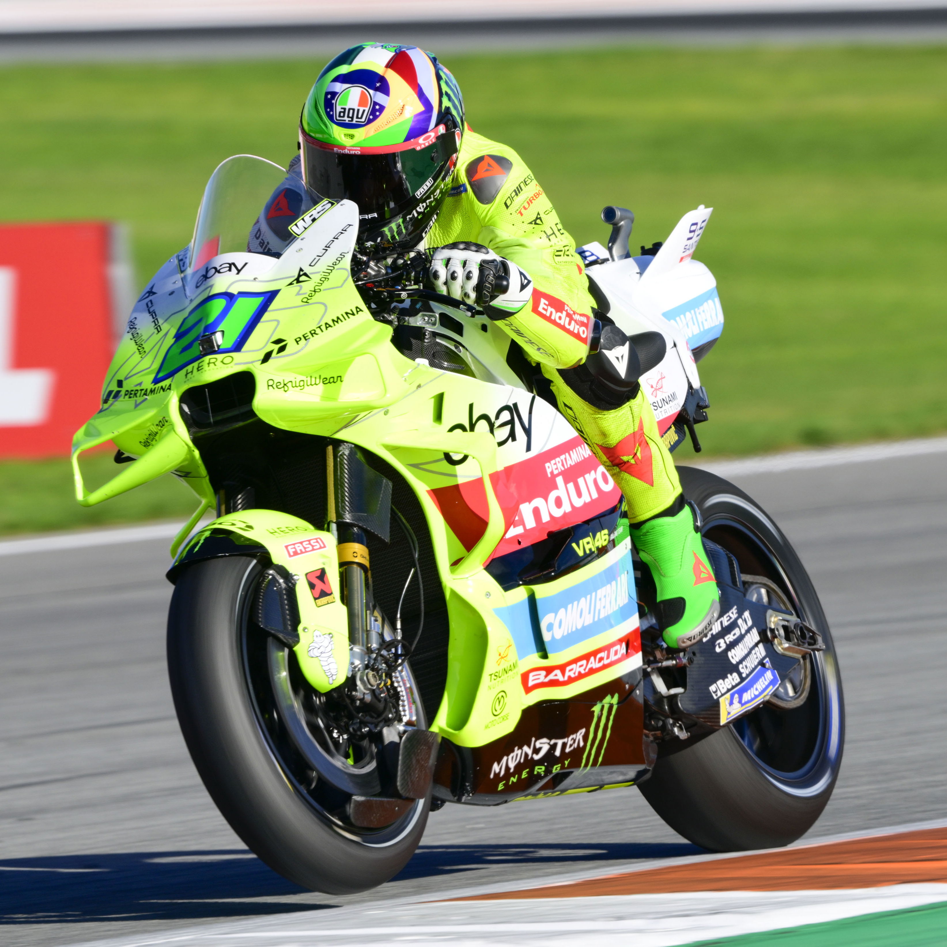 Franco Morbidelli, 2025 MotoGP Valencia Grand Prix. Credit: Gold and Goose.