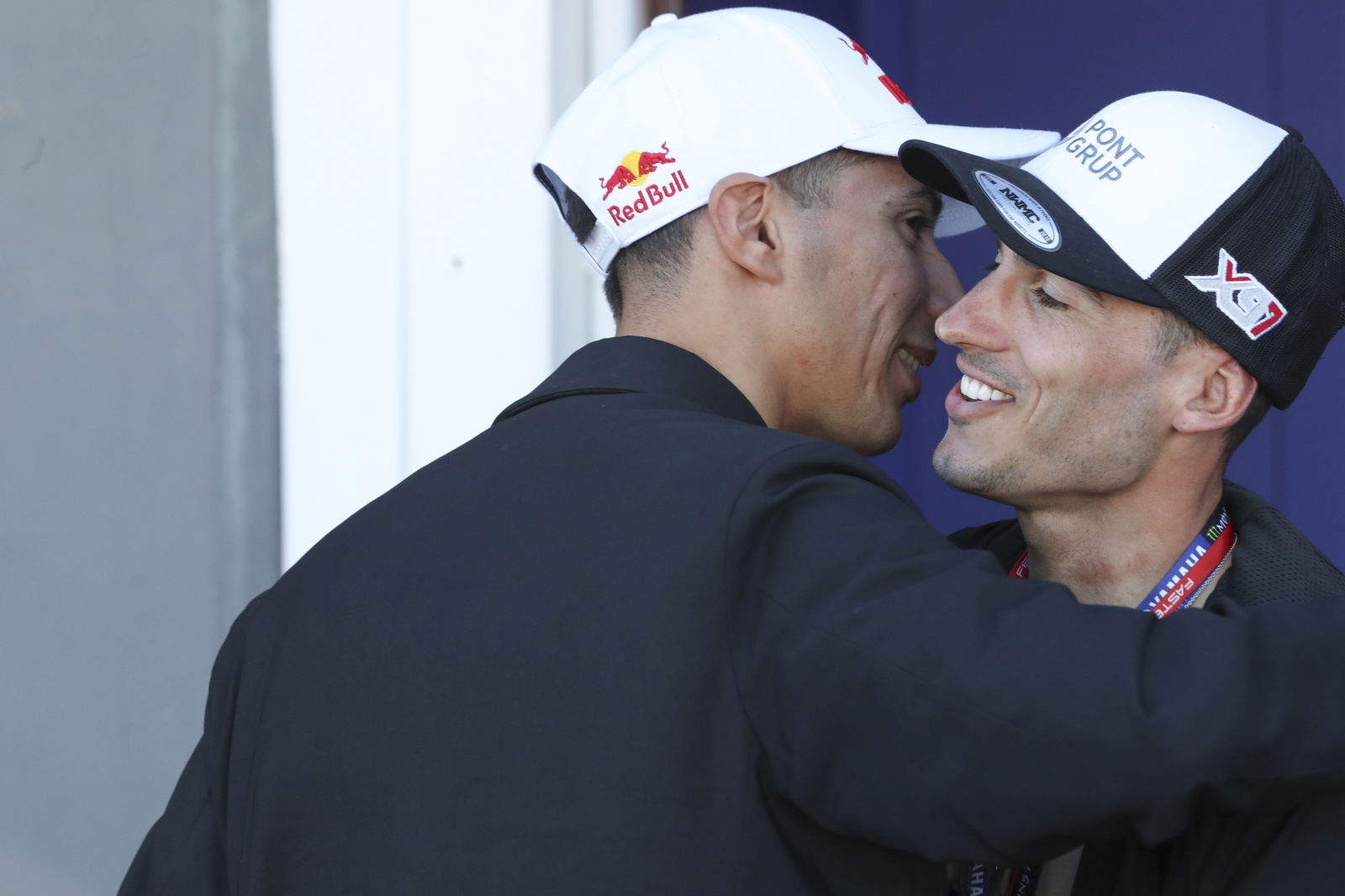 Xavi Vierge, Toprak Razgatlioglu at 2025 MotoGP Valencia Grand Prix. Credit: Gold and Goose.