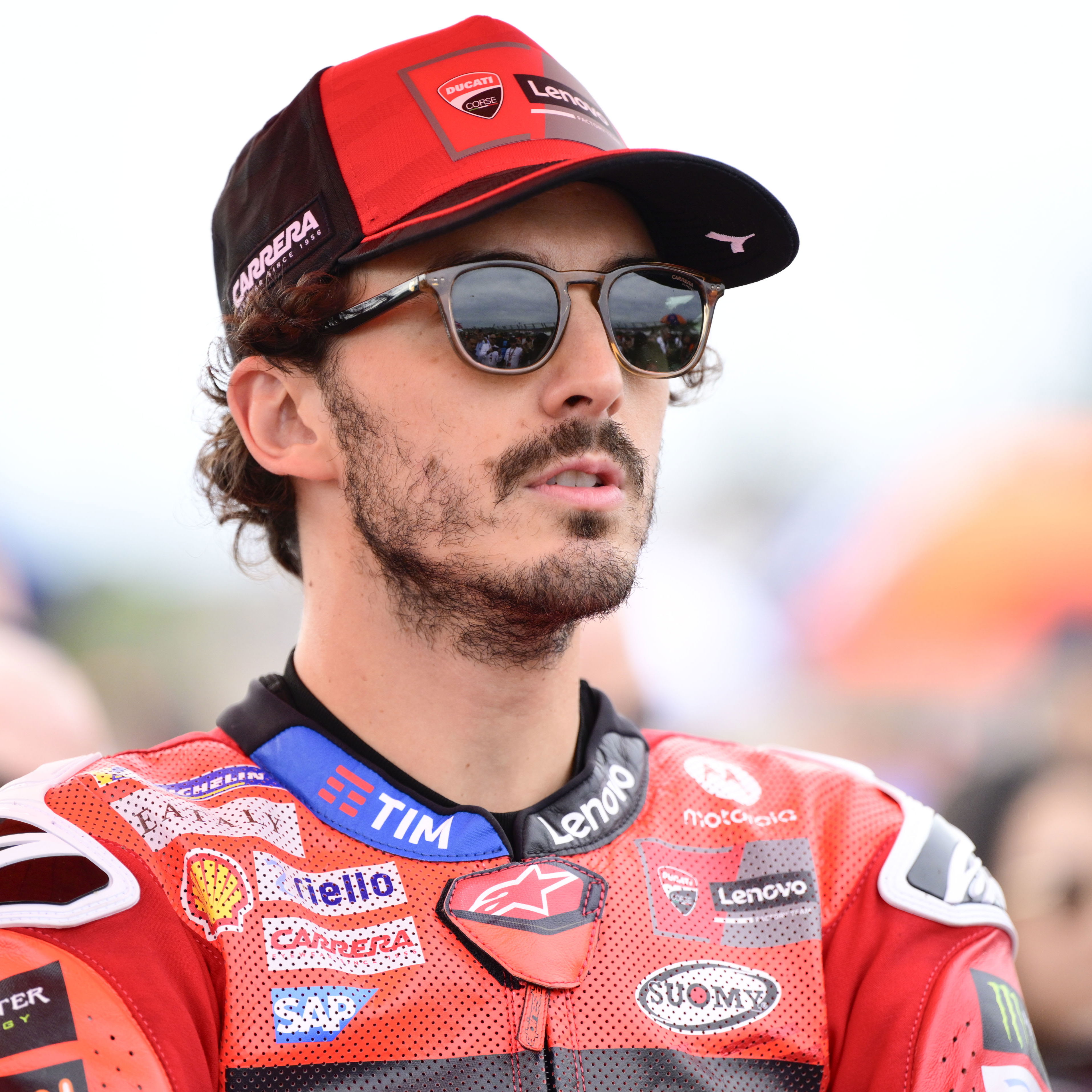 Francesco Bagnaia, 2025 MotoGP Valencia Grand Prix, Sprint grid. Credit: Gold and Goose.