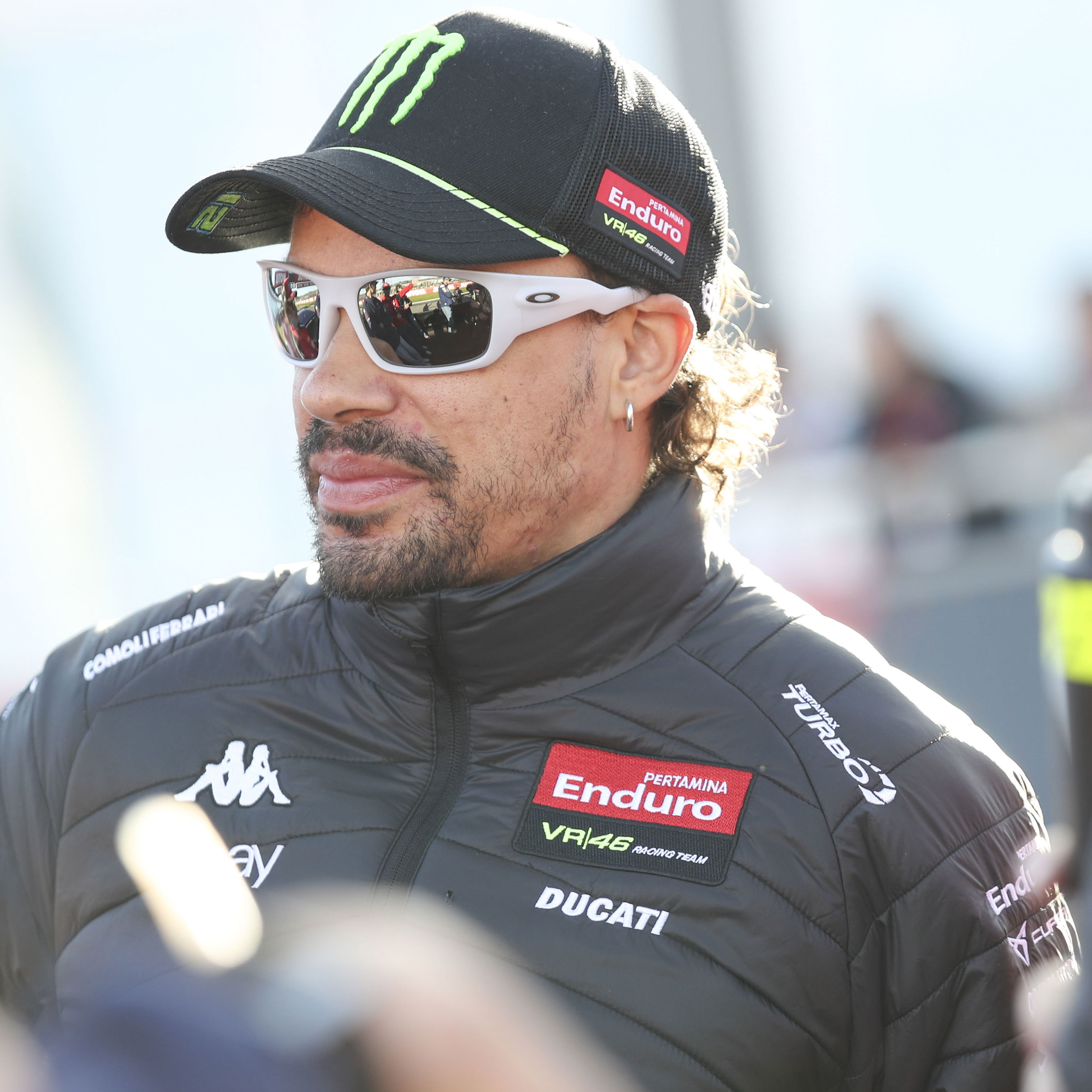 Franco Morbidelli, 2025 MotoGP Valencia Grand Prix, riders' parade. Credit: Gold and Goose.