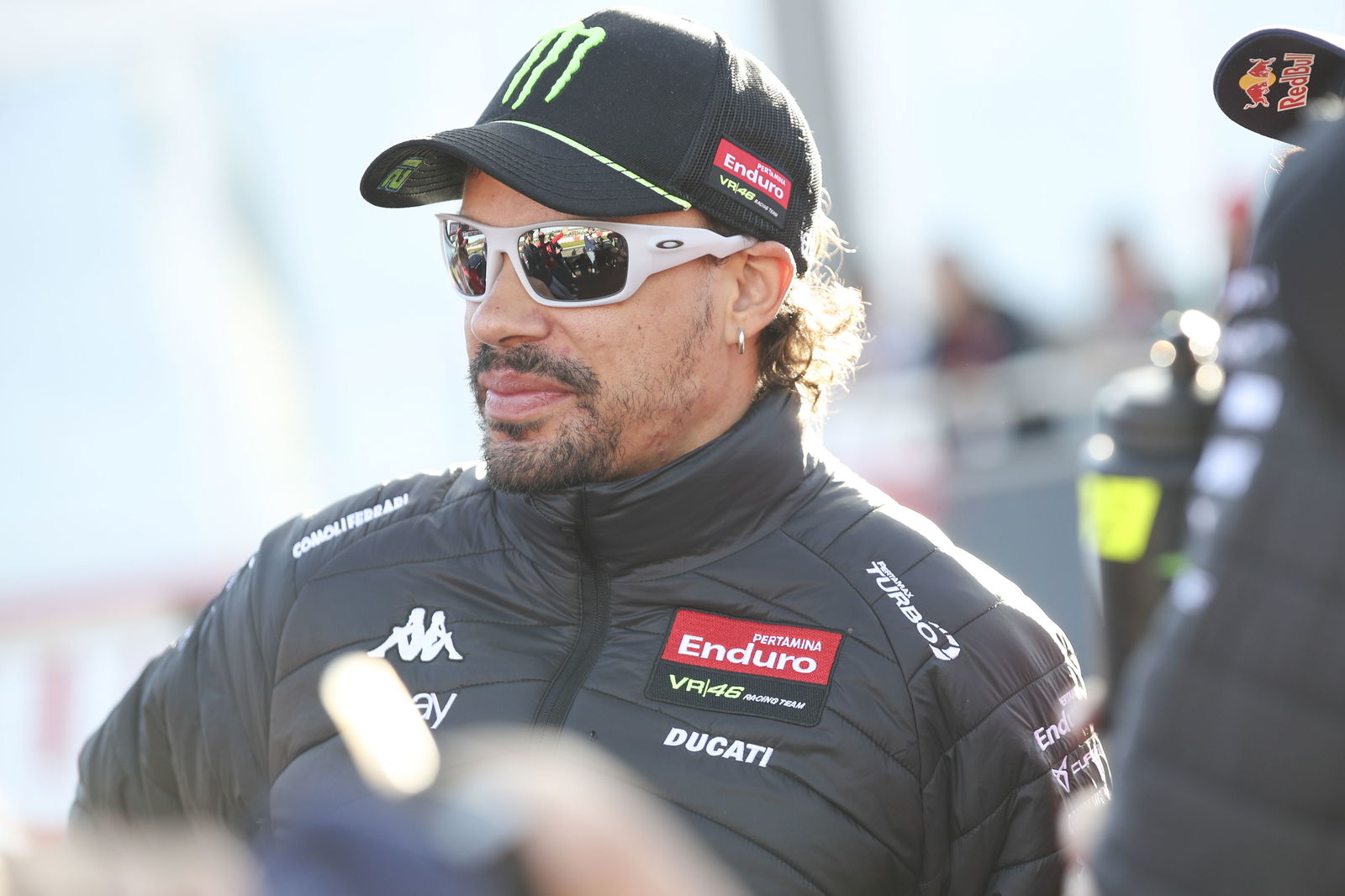 Franco Morbidelli, 2025 MotoGP Valencia Grand Prix, riders' parade. Credit: Gold and Goose.