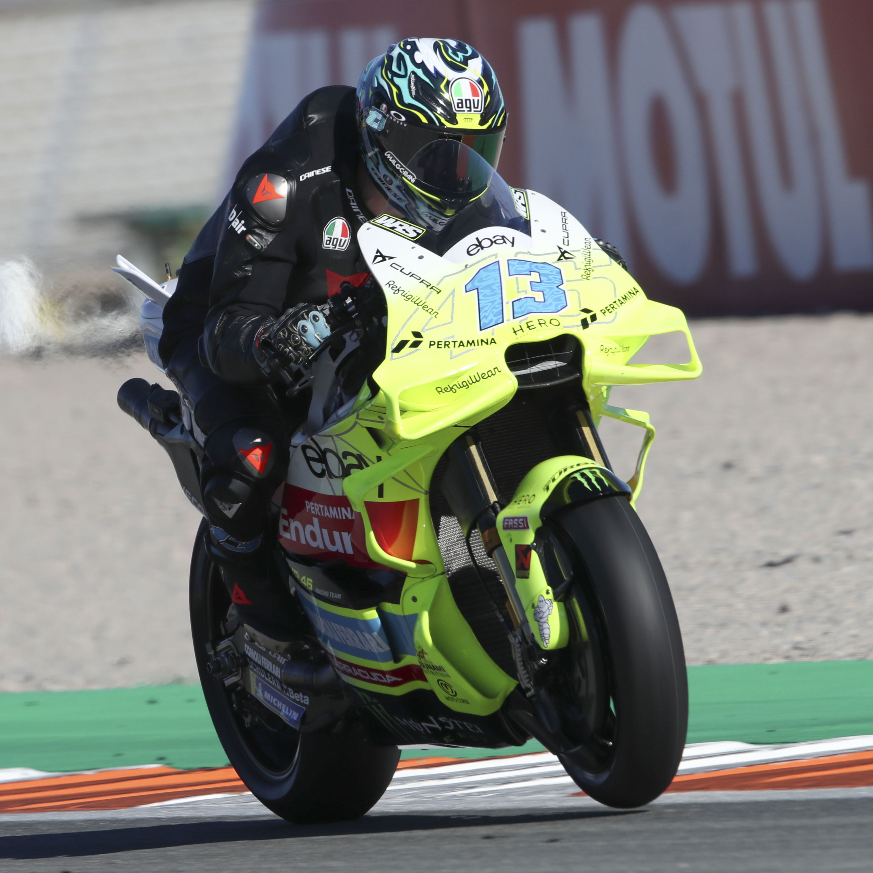 Celestino Vietti, 2025 MotoGP Valencia Test. Credit: Gold and Goose.